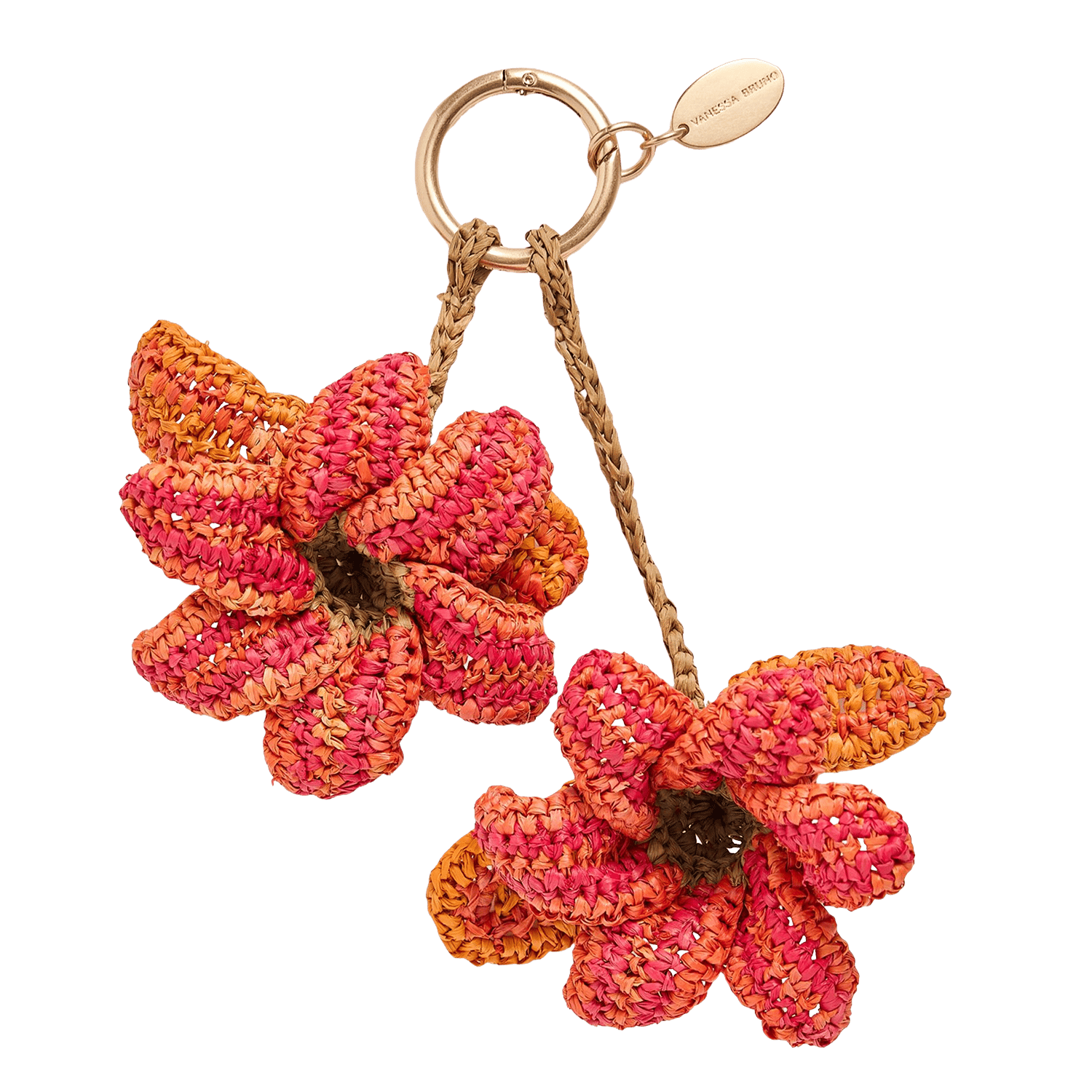 Charms adorned with raffia flowers VANESSA BRUNO