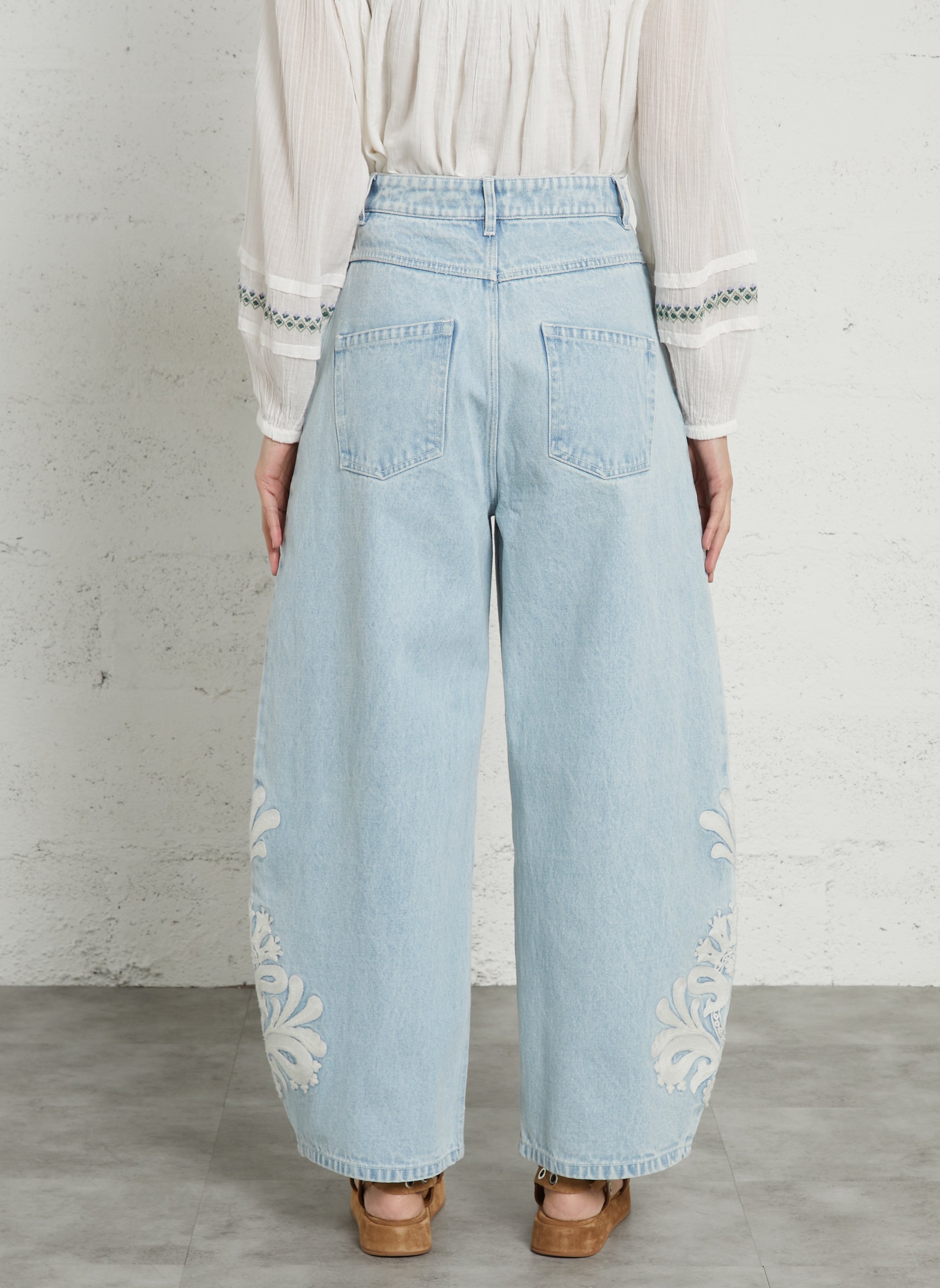 Weite Ballonjeans BERENICE Blau