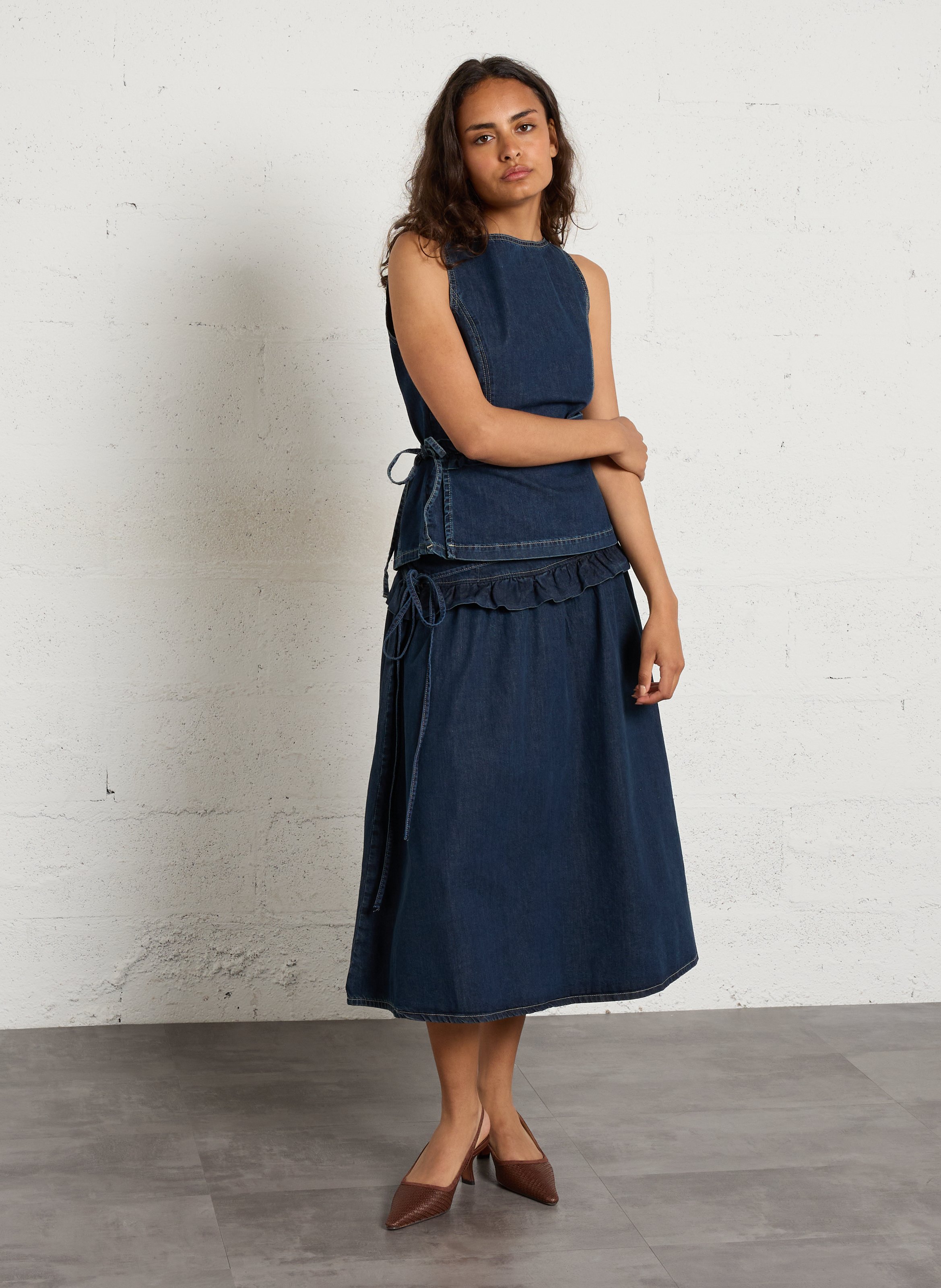 Raffia pumps SAM EDELMAN Brown