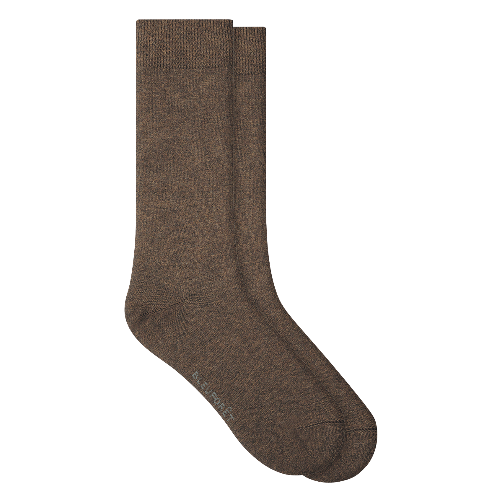 Einfarbige Socken aus Baumwoll-Mix BLEUFORET