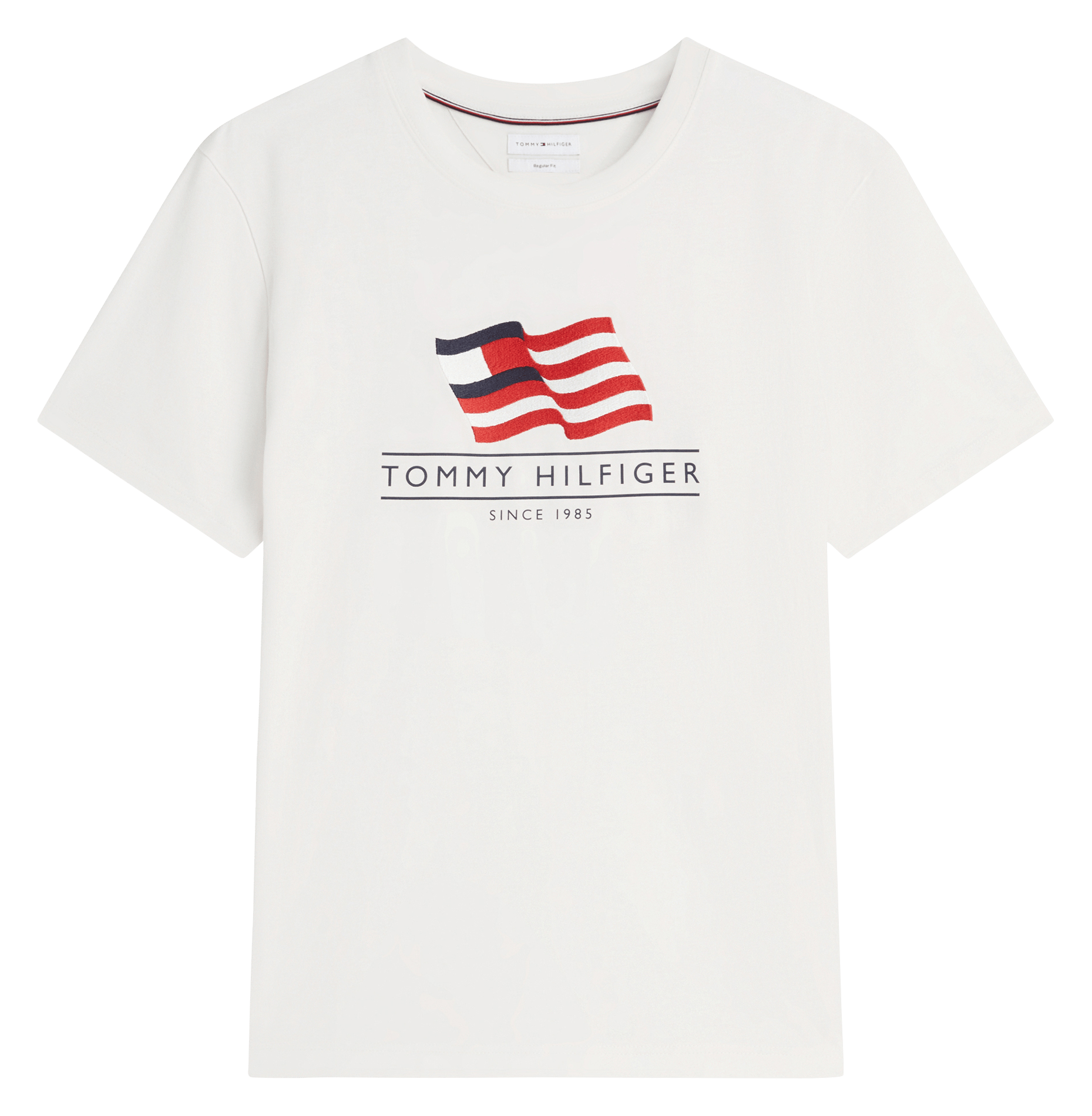 Bedrucktes T-Shirt mit Rundhalsausschnitt TOMMY HILFIGER Gelb