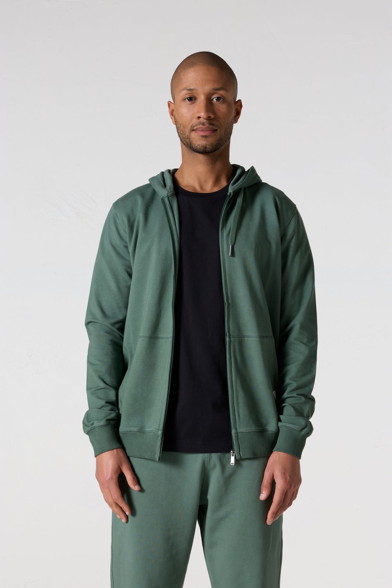 Veste zippée à capuche edgar JOTT Vert