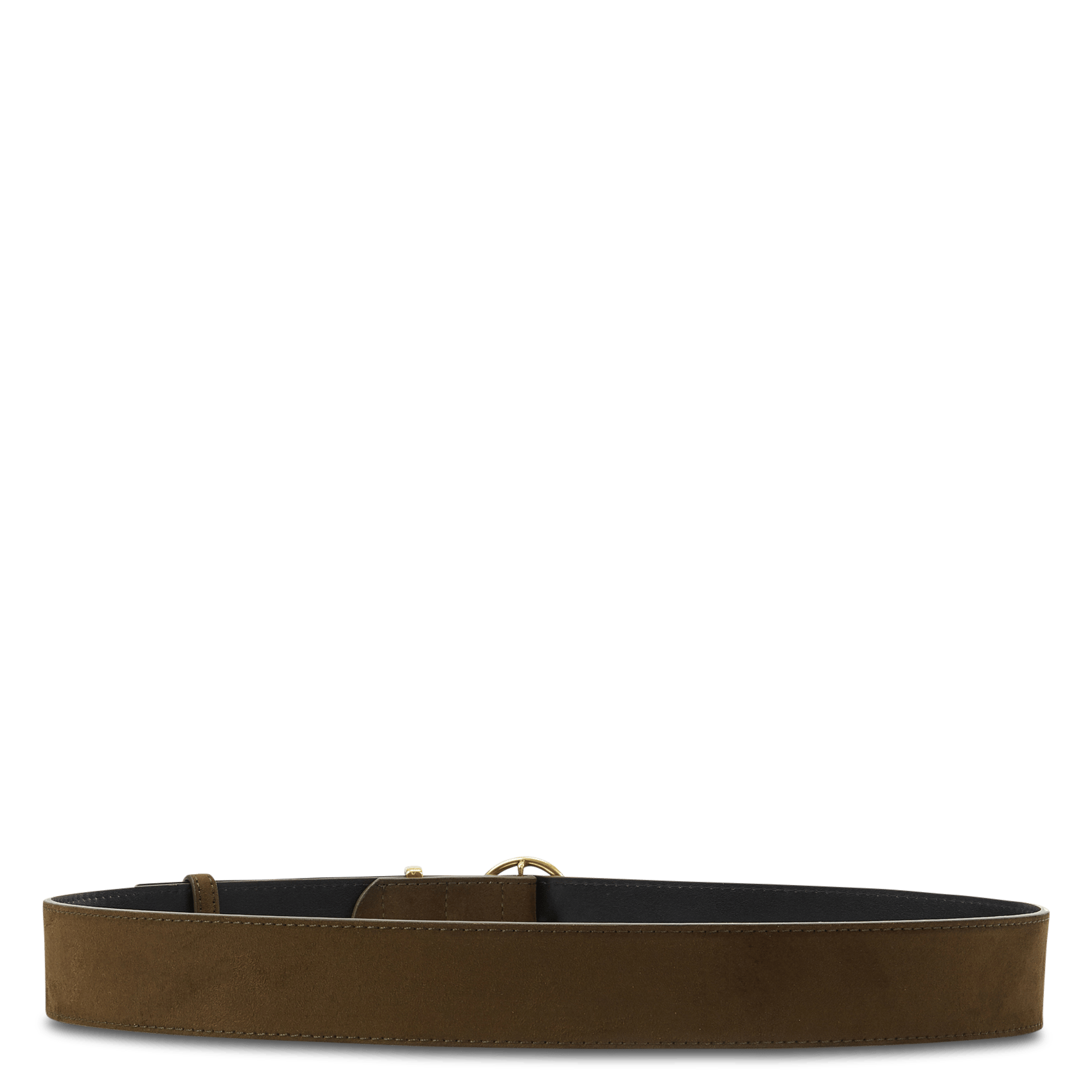 Ceinture en cuir velours GRACE ET MILA Vert