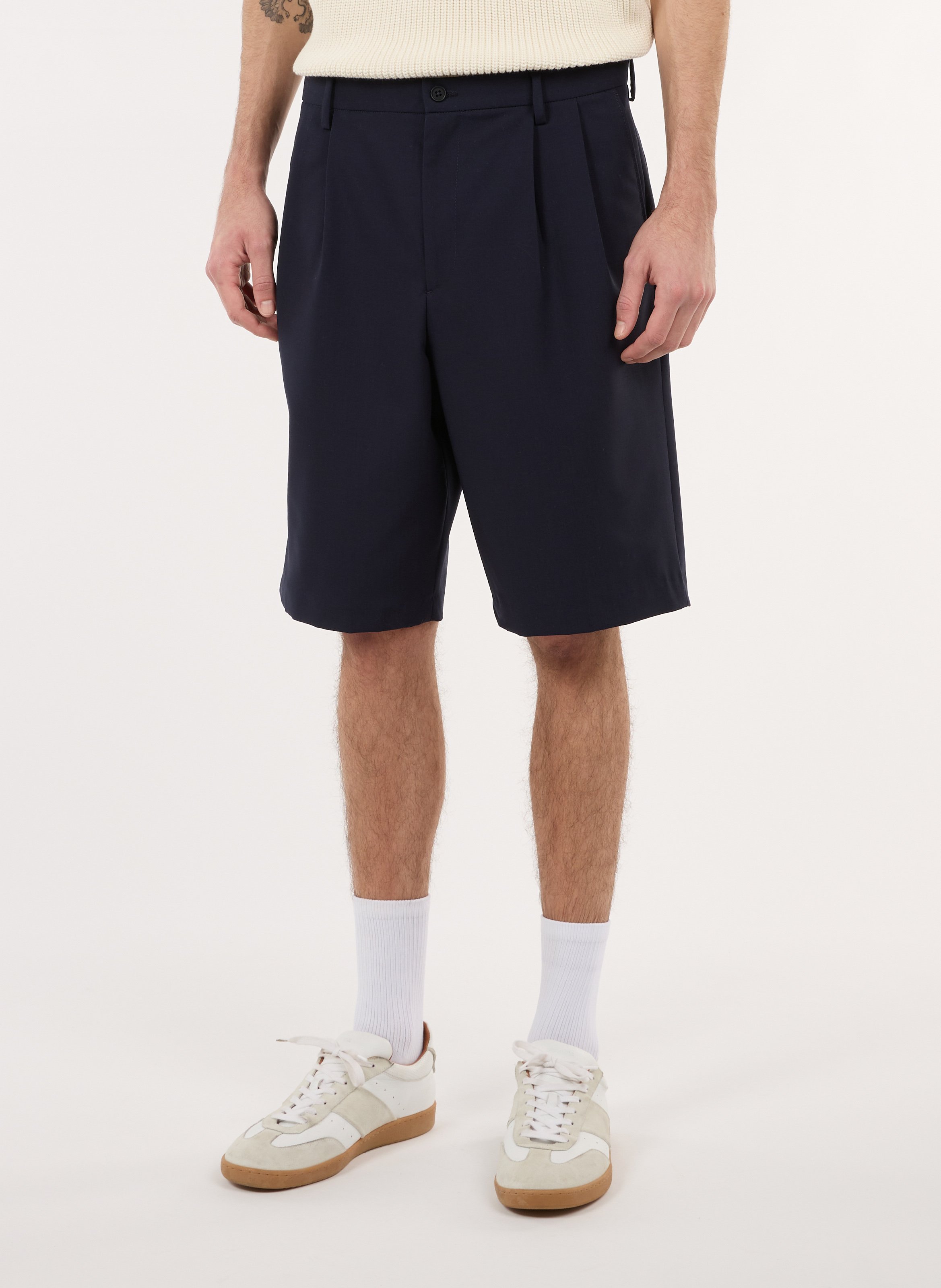 Gerade geschnittene Shorts aus Wolle SAISON 1865