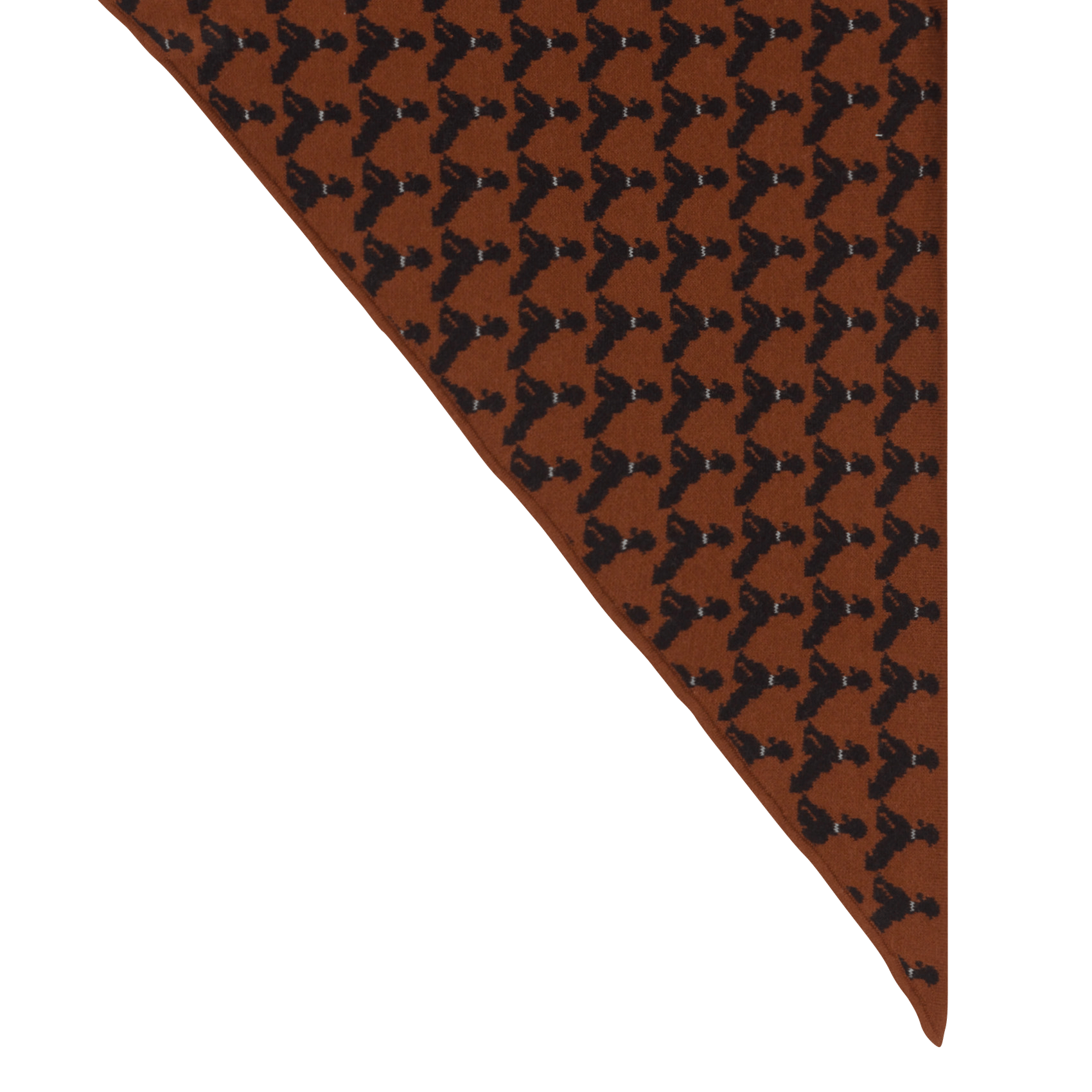 Foulard triangulaire jacquard en coton mélangé NICE THINGS