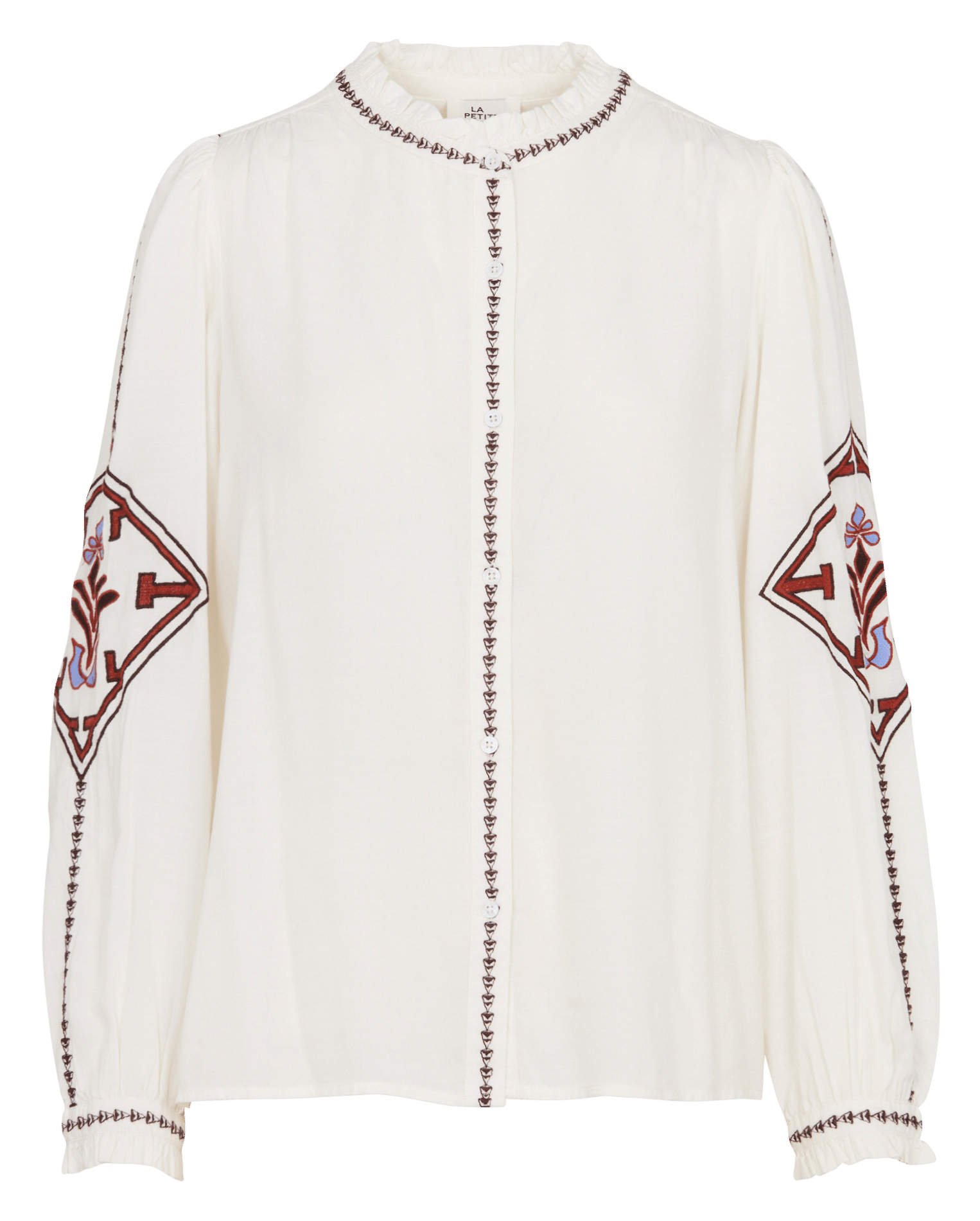 Straight embroidered blouse LA PETITE ETOILE