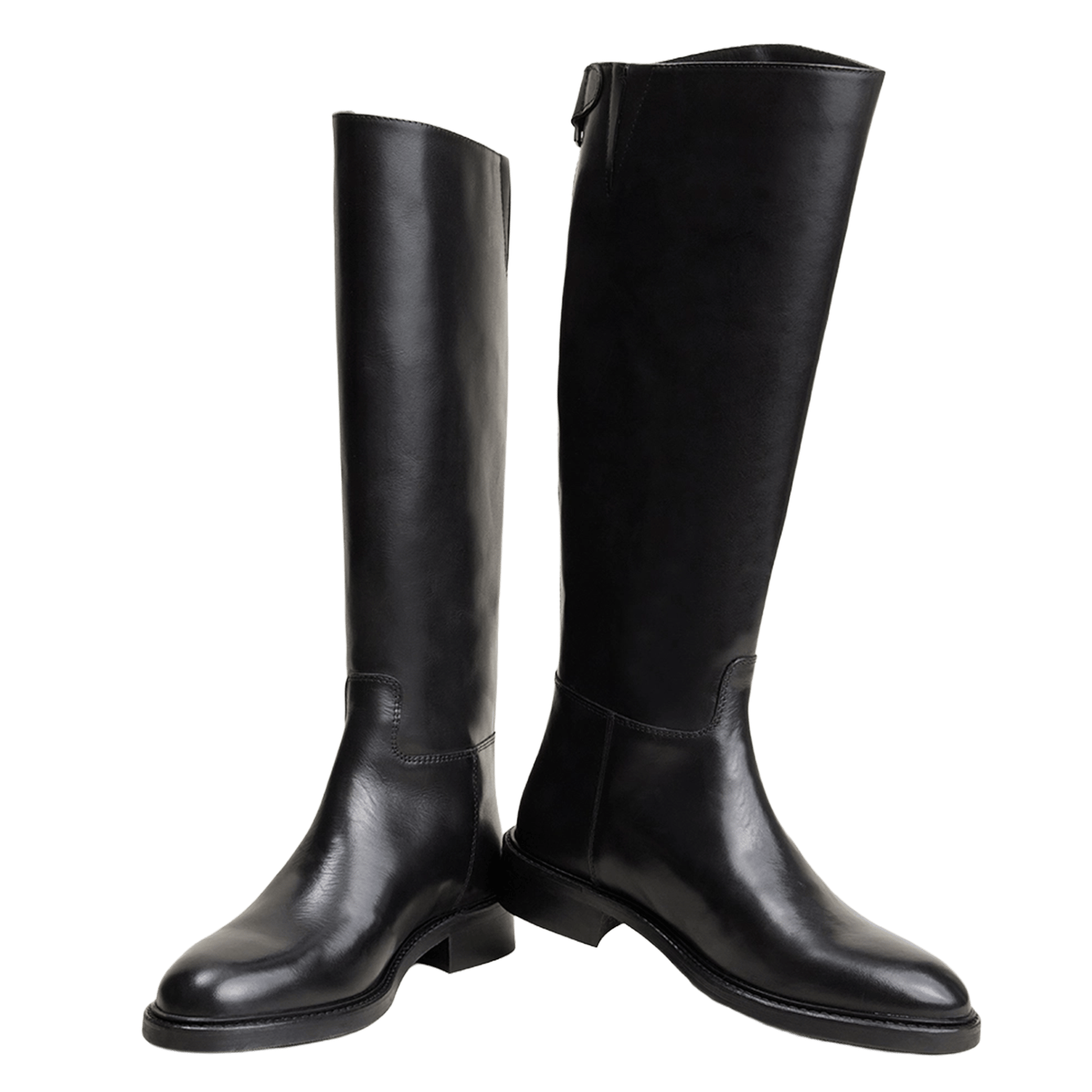Bottes en cuir JONAK Noir