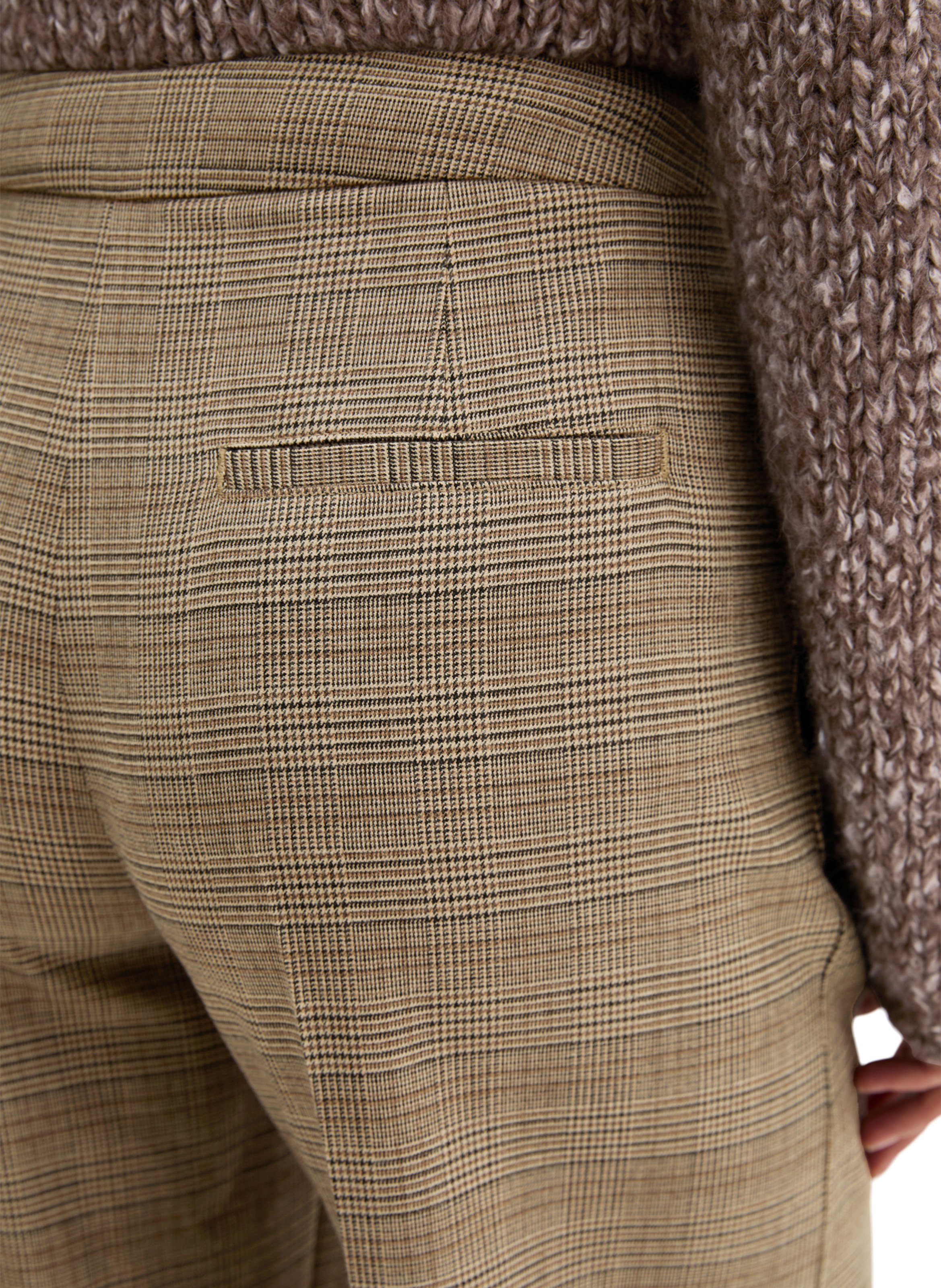 Pantalon droit à motif MARC O'POLO Marron