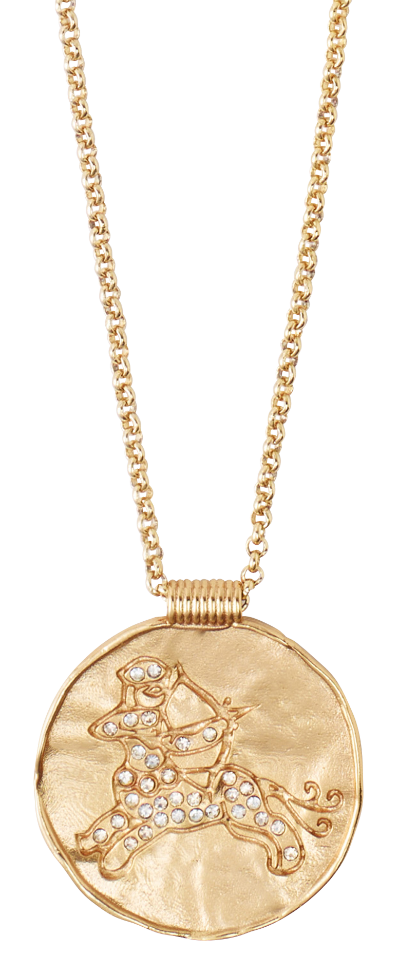 Halssnoer met medaillon met sterrenbeeld MAJE Goudkleurig