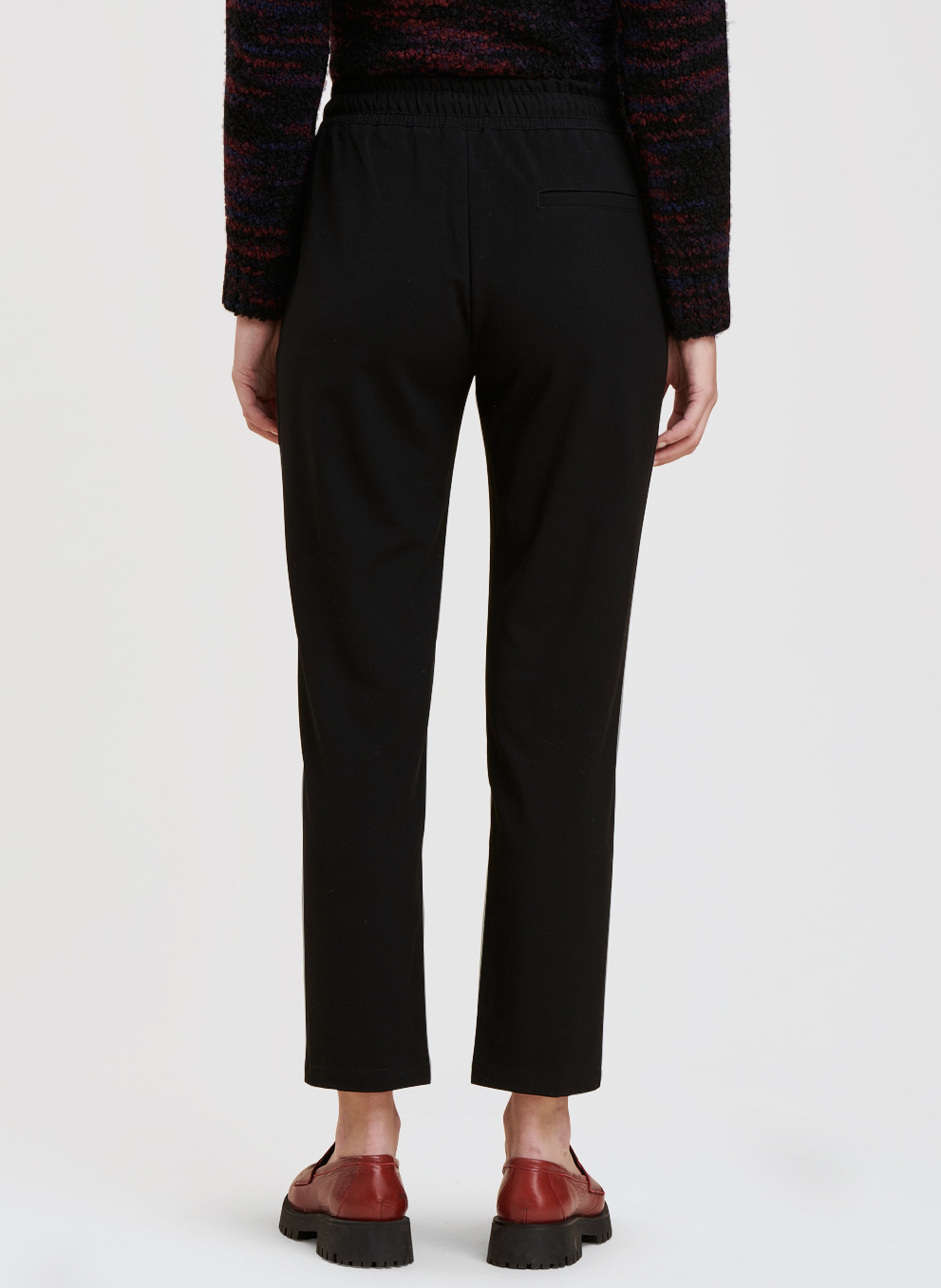 Karottenhose mit hohem Bund LA FEE MARABOUTEE Schwarz
