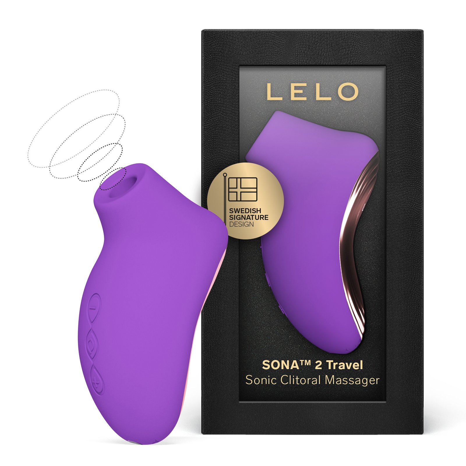 Sonic clitoral stimulator travel version LELO Violet