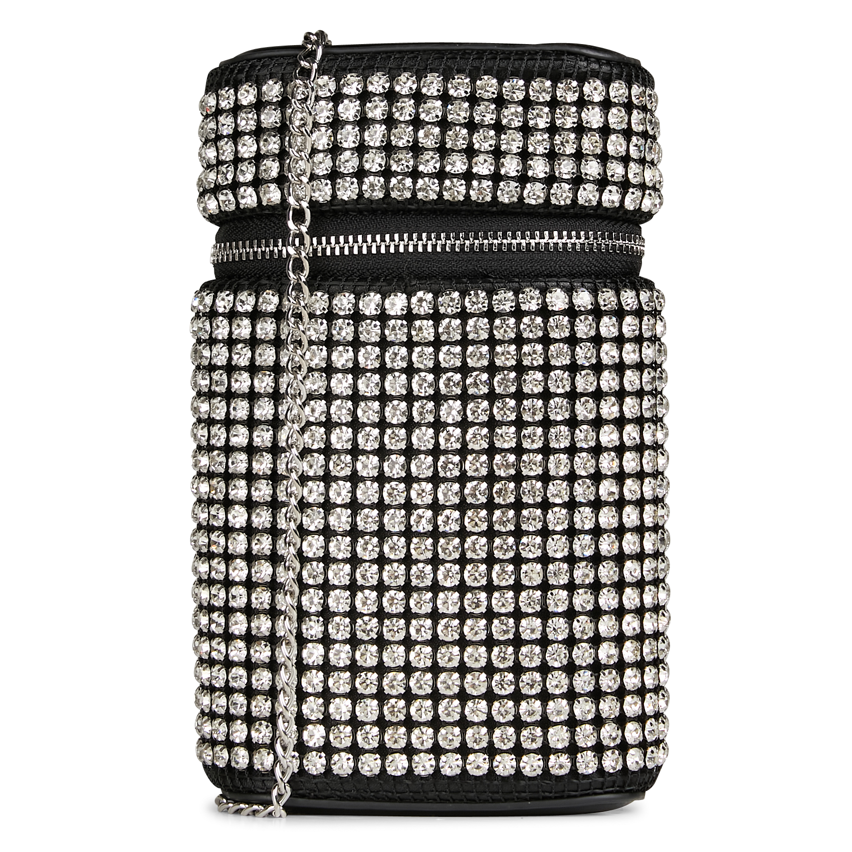 Pochette téléphone à strass AU PRINTEMPS PARIS Noir
