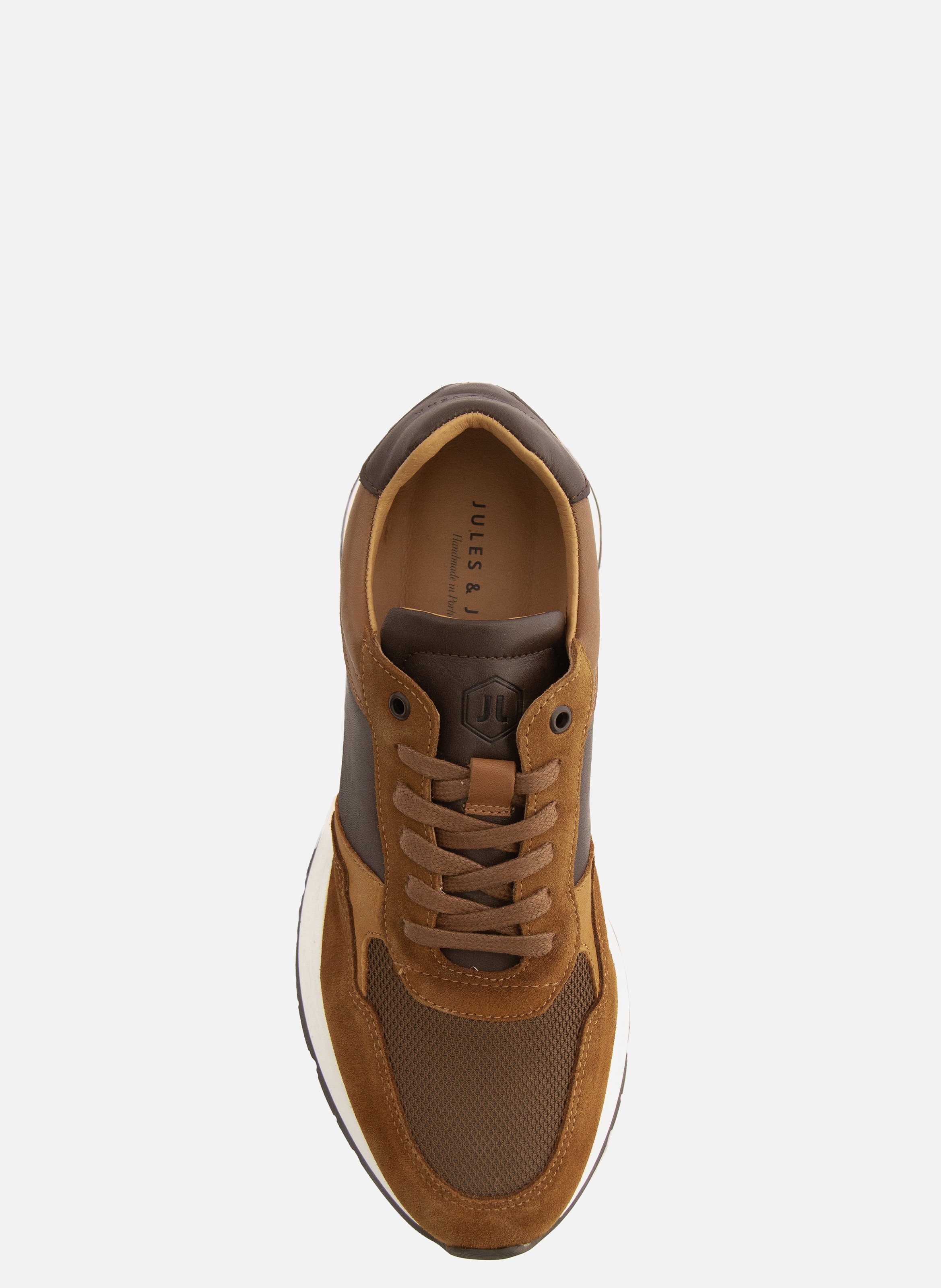 Noé leather sneakers JULES & JENN Brown