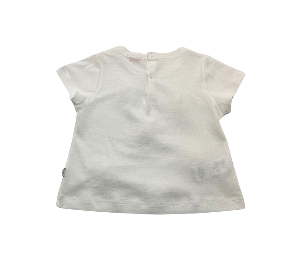 White Baby T-shirt - 9 months IL GUFO - Seconde main White