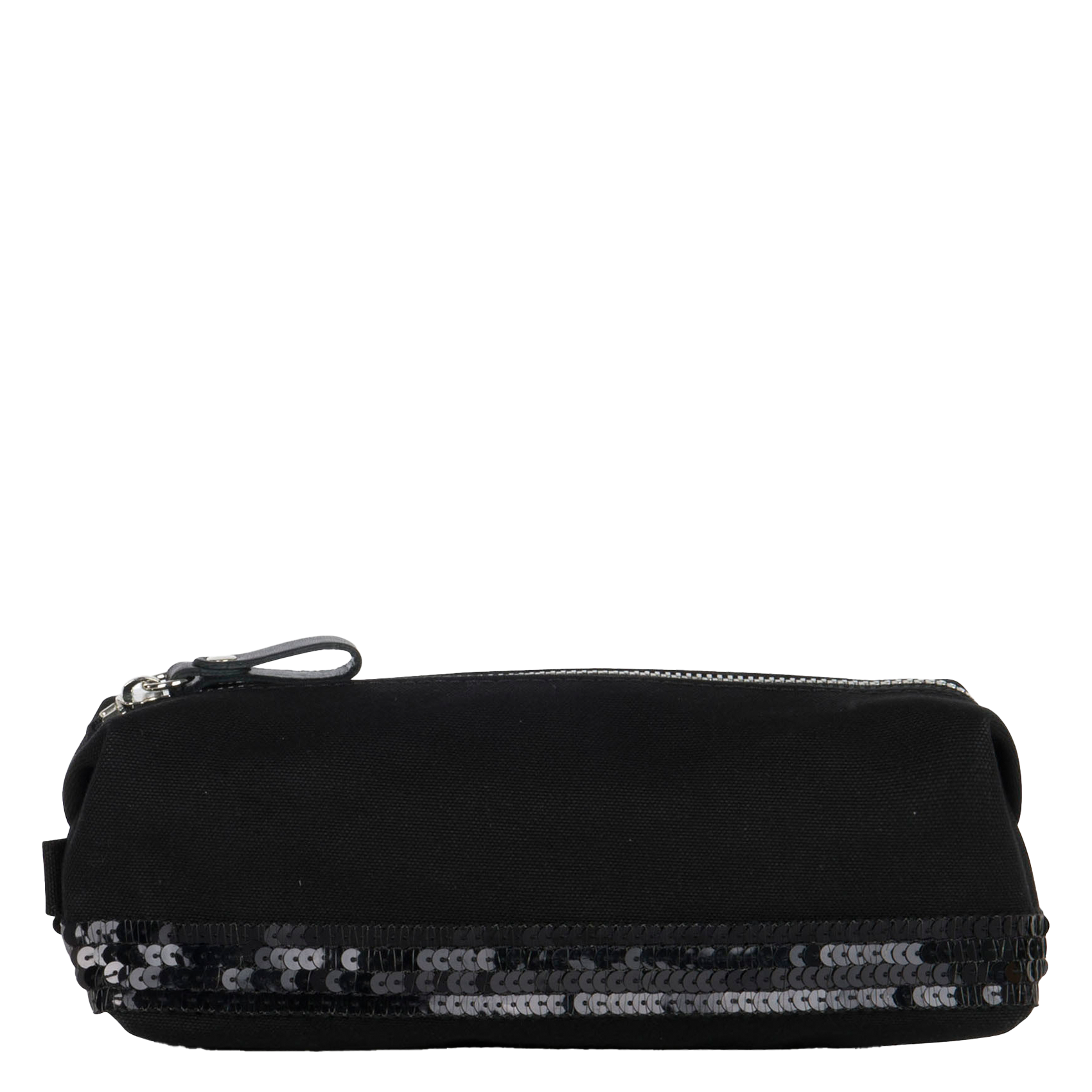 Toilettasje met glitterbiesje VANESSA BRUNO Zwart