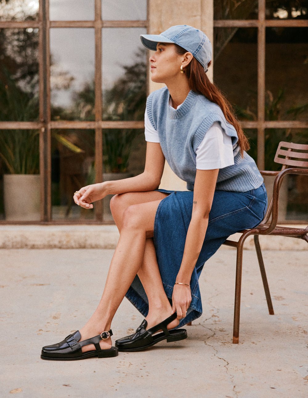 Leather deck shoes ODAJE EX. M.MOUSTACHE Black