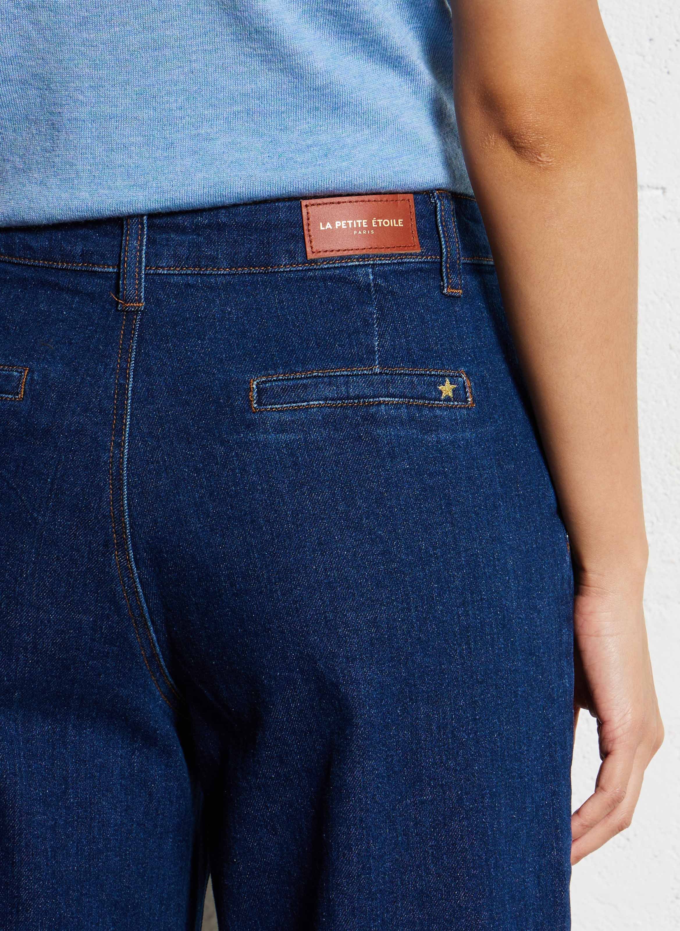 Jean large en coton mélangé LA PETITE ETOILE Bleu