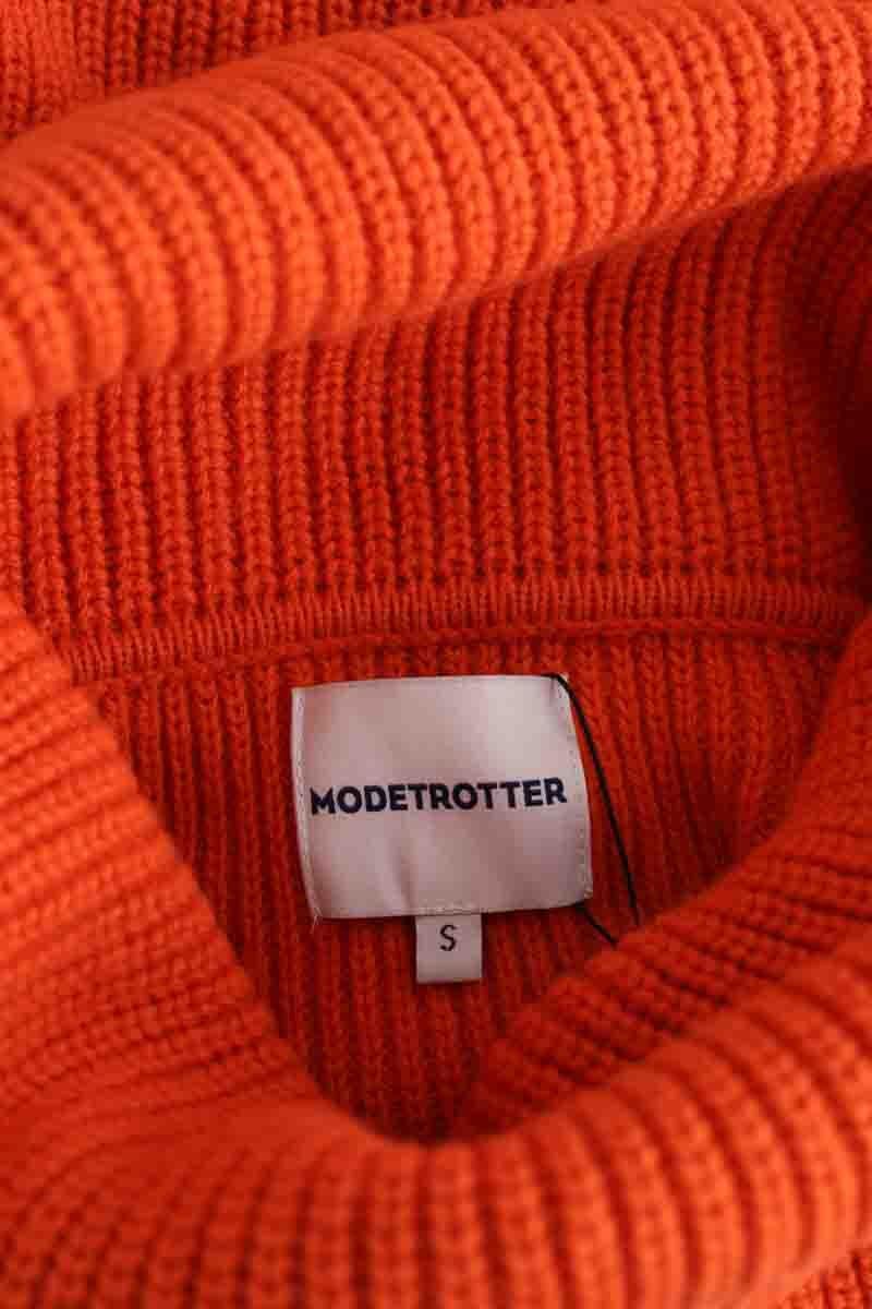 Pull en laine MODETROTTER - Seconde Main Orange