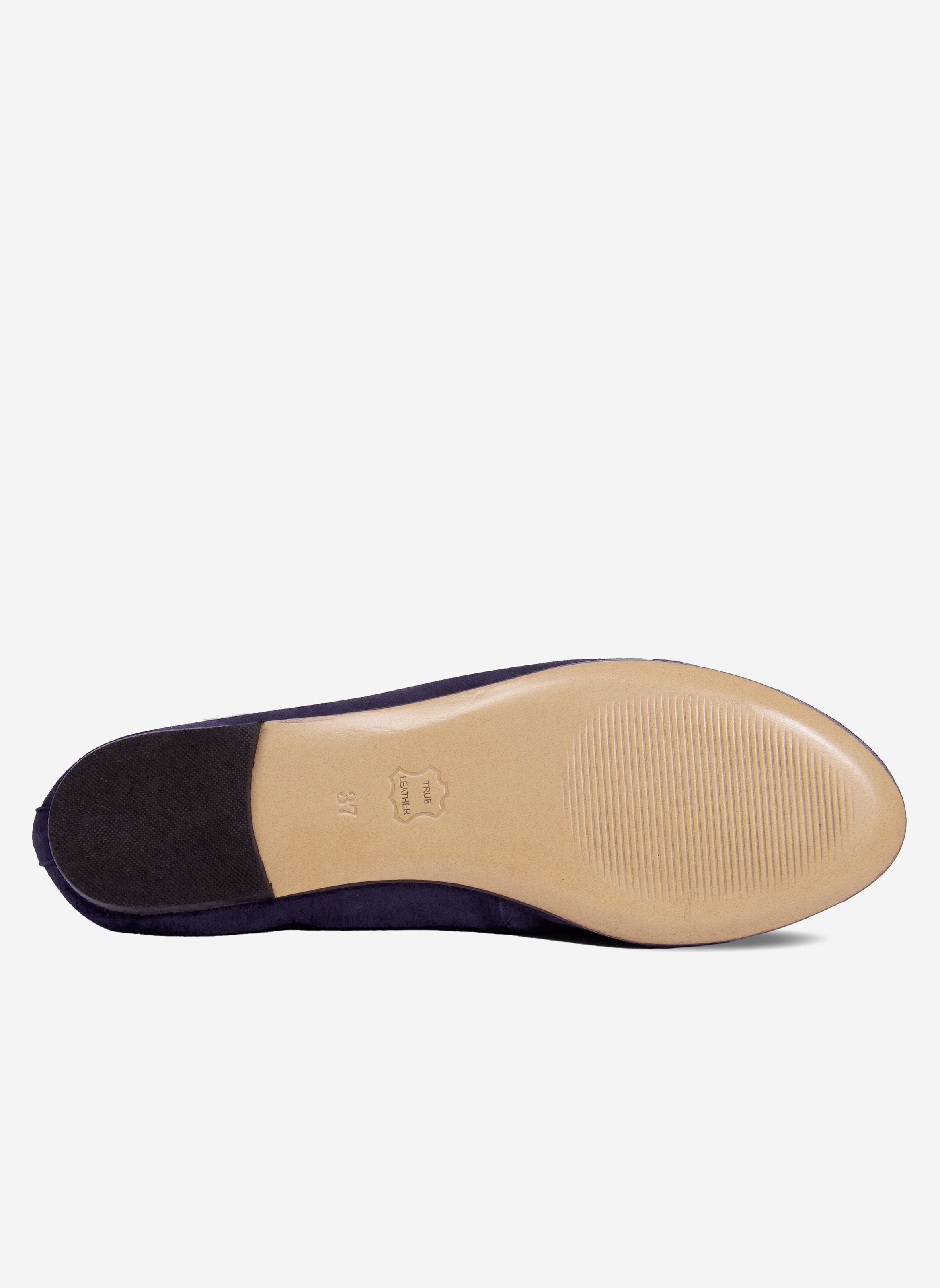 Classic suede leather ballet flats JULES & JENN Blue