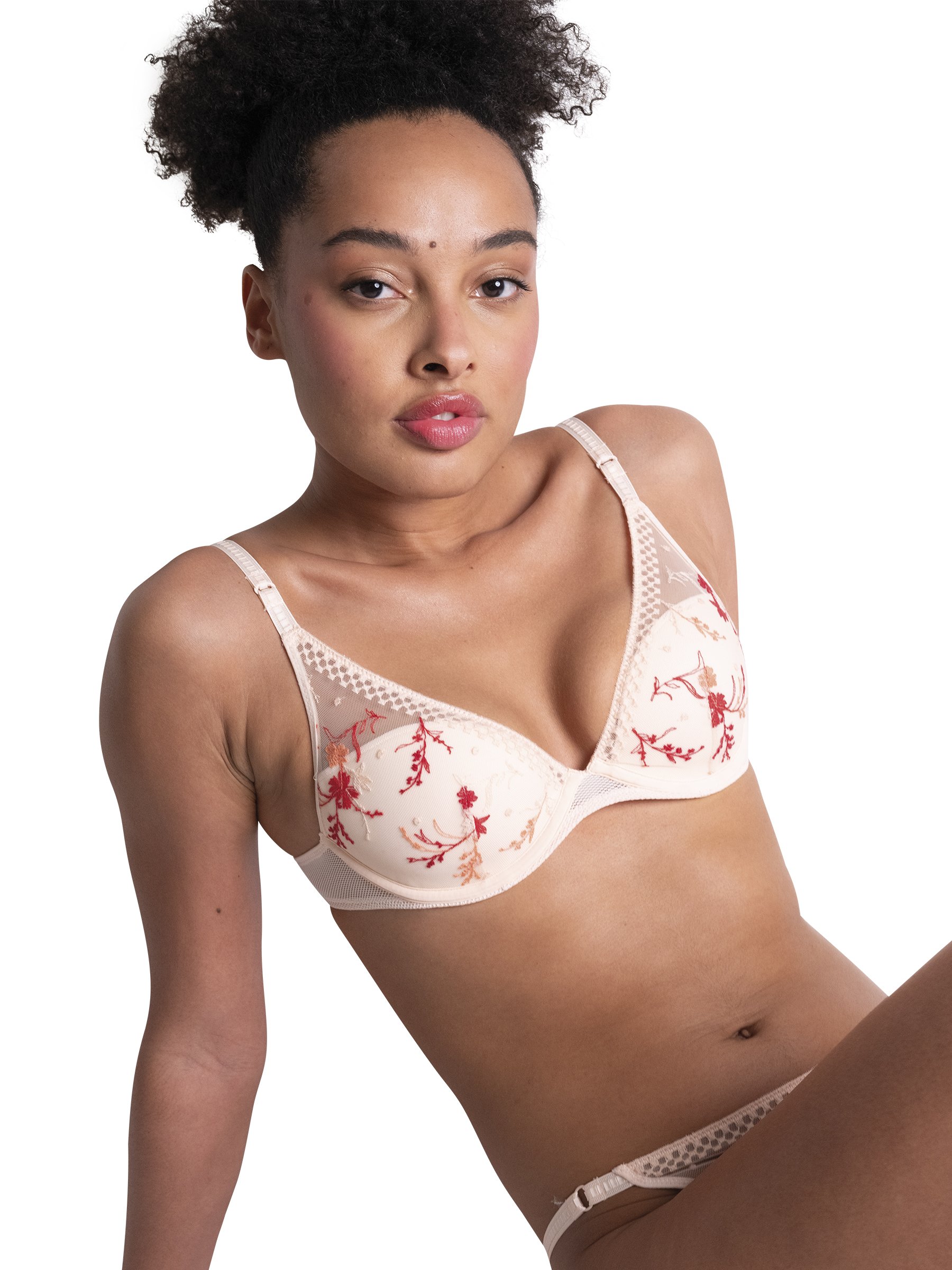 Plunging bra with padding PASSIONATA Multicolored
