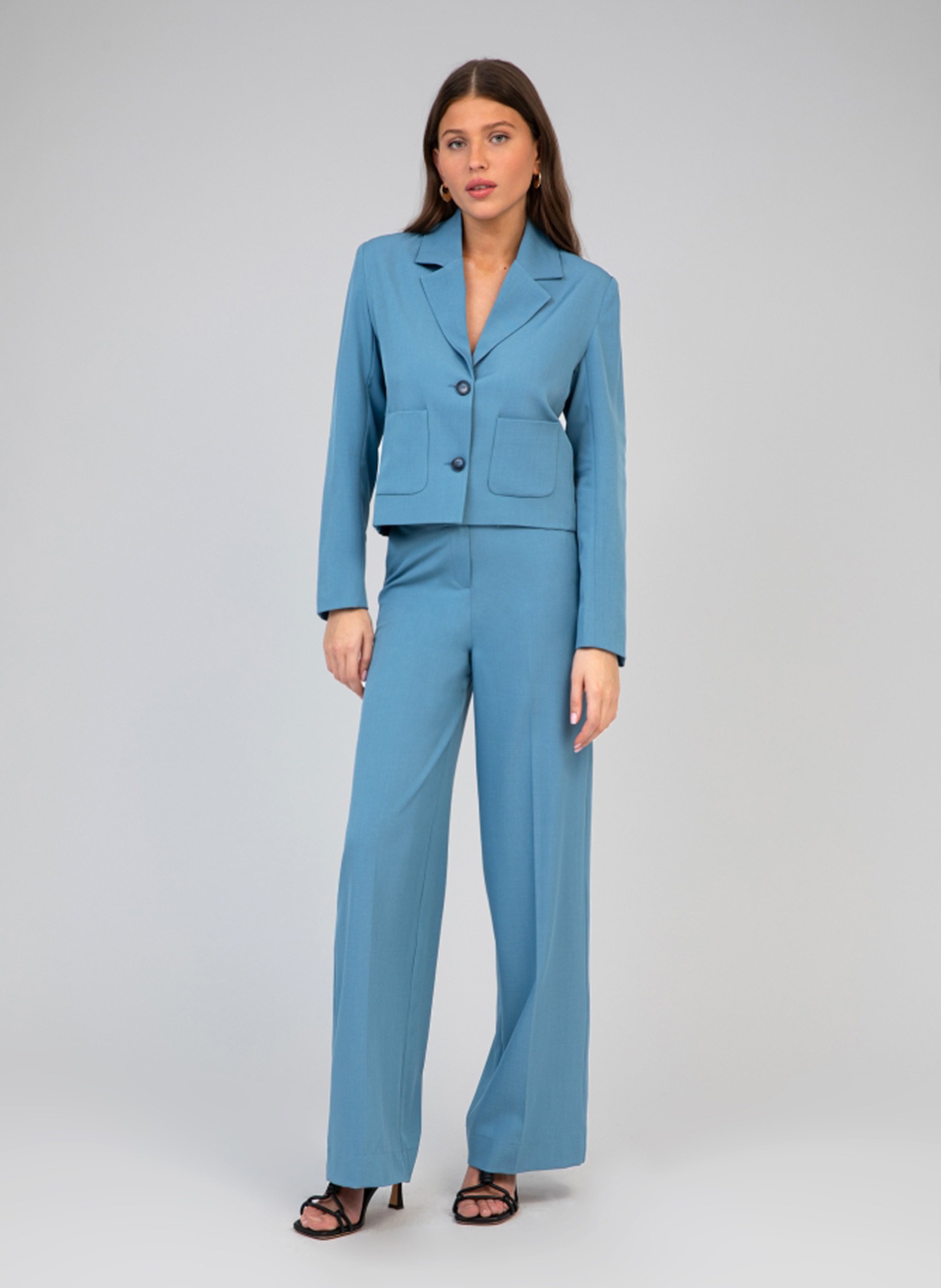 Wide trousers AN'GE Blue