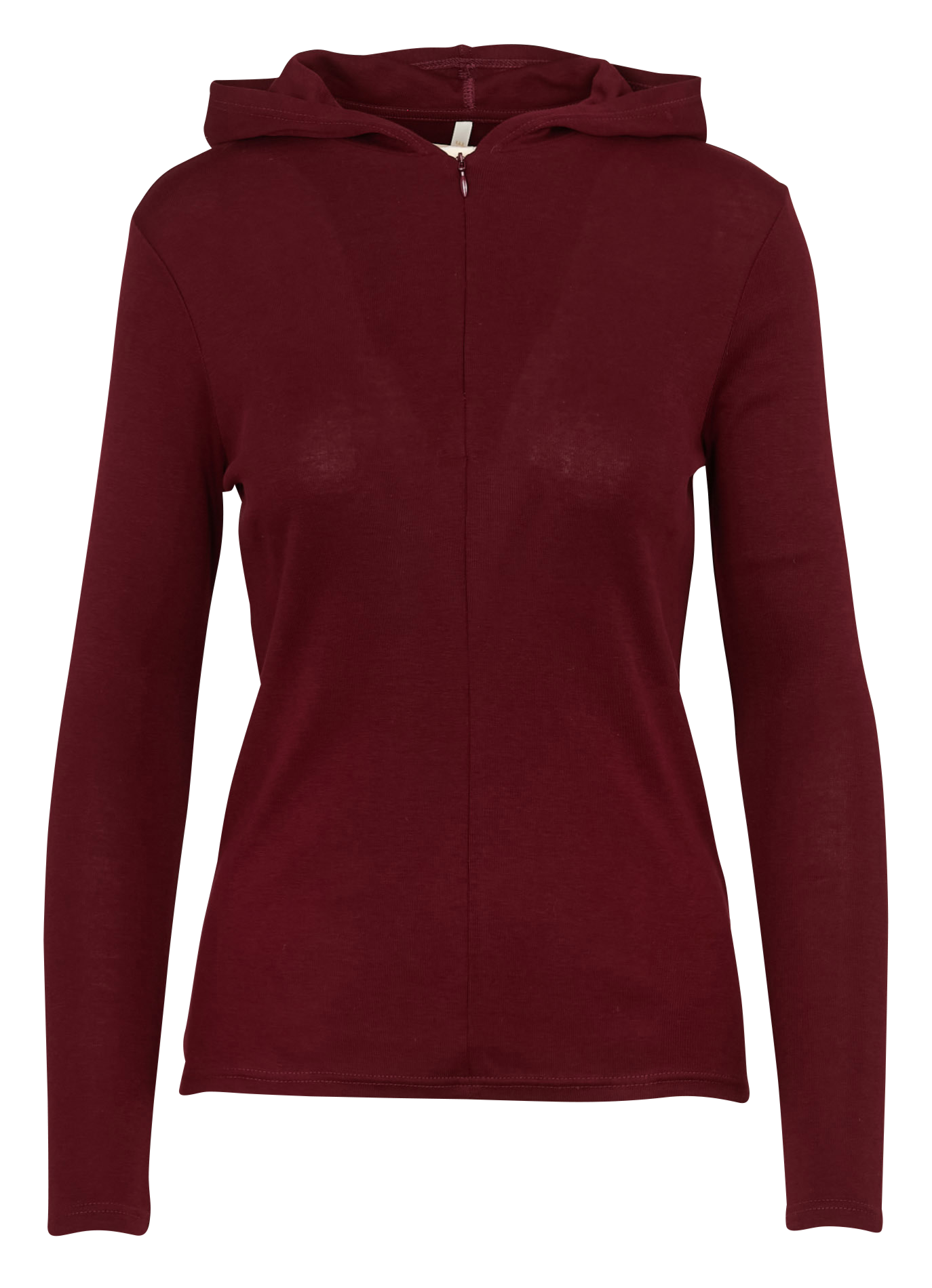 Gilet col rond à capuche  I CODE Rouge