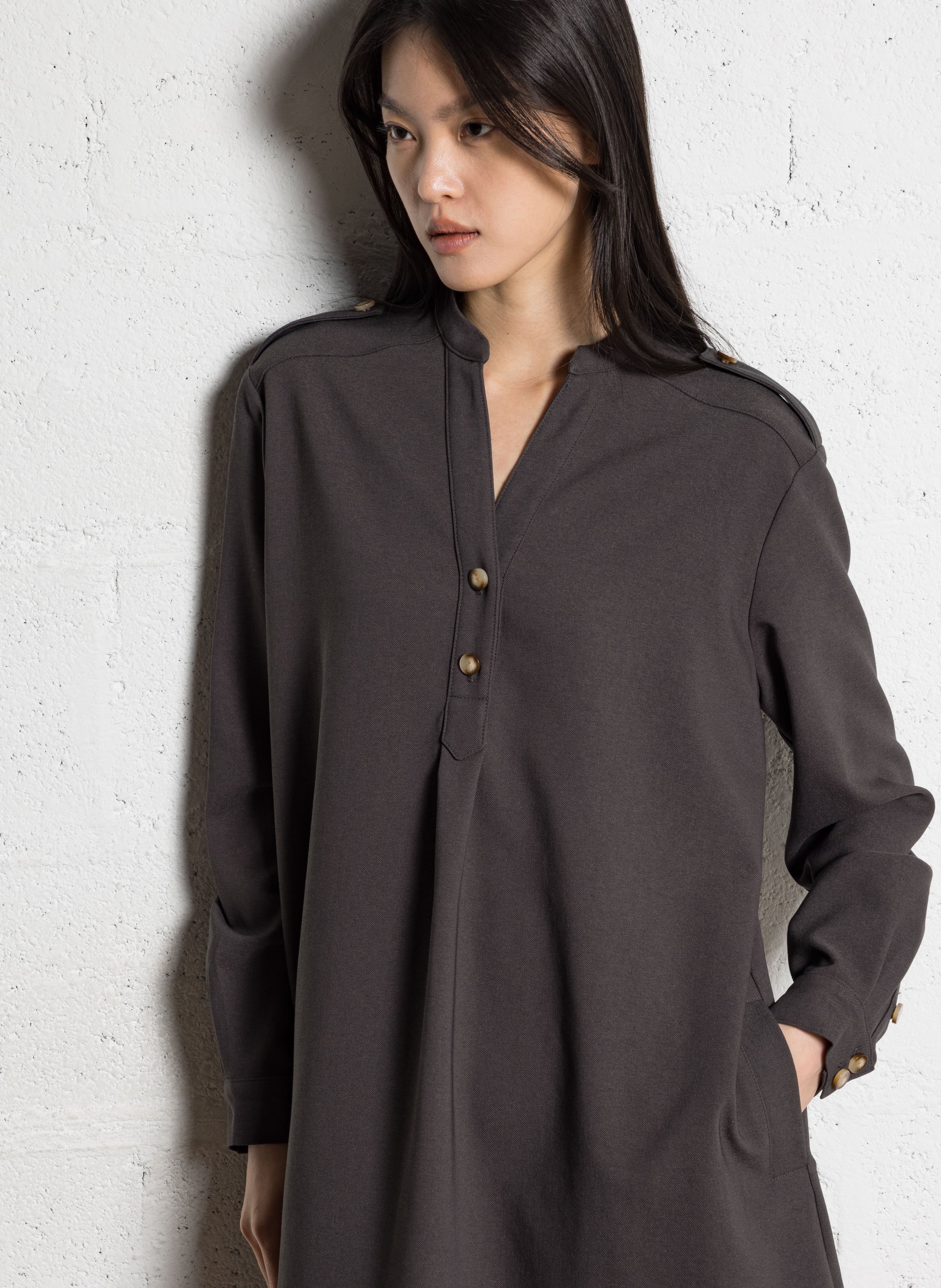 Saharan-inspired dress ONE STEP Grey