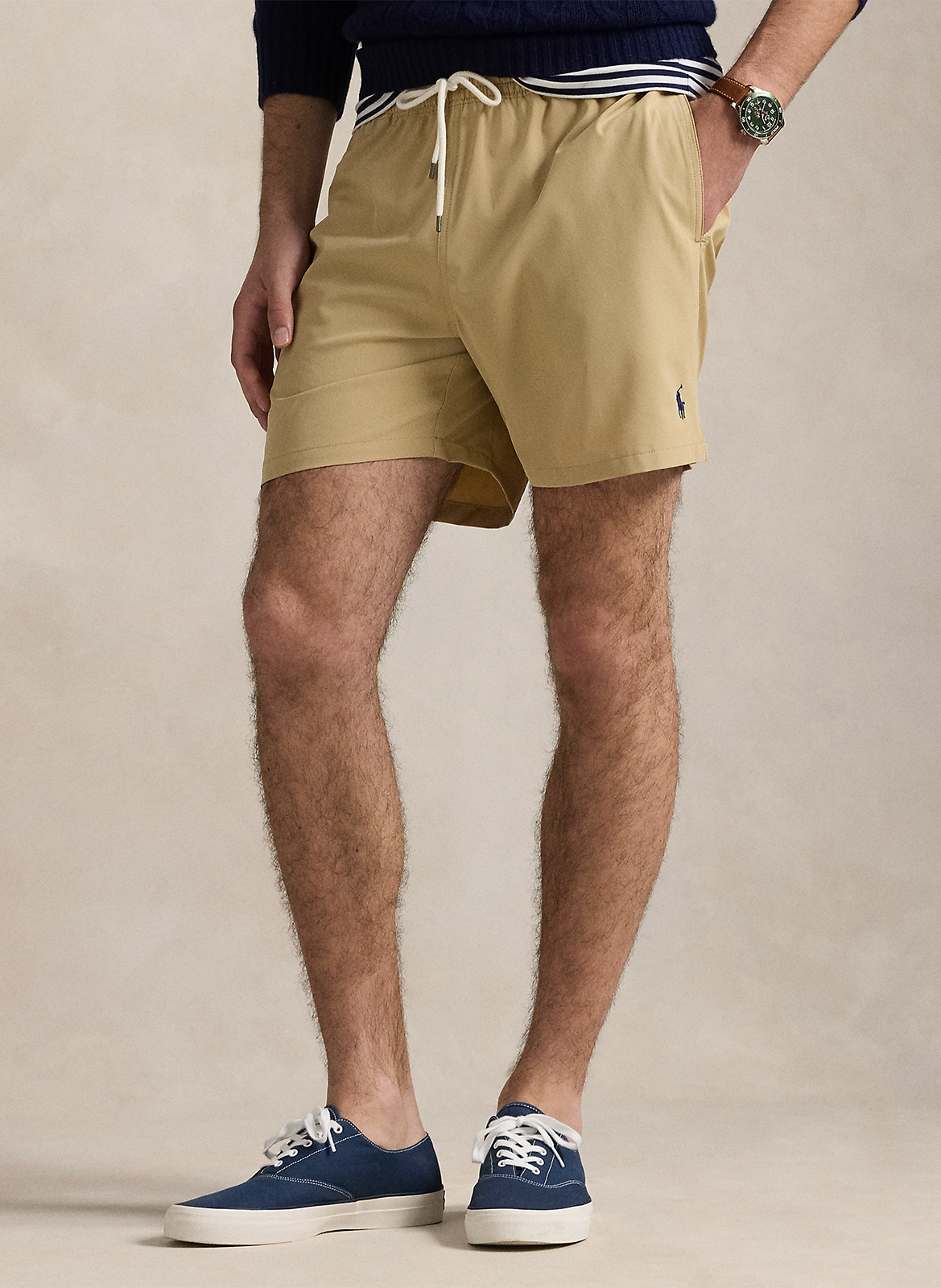 Badeshorts mit Stickerei POLO RALPH LAUREN Beige