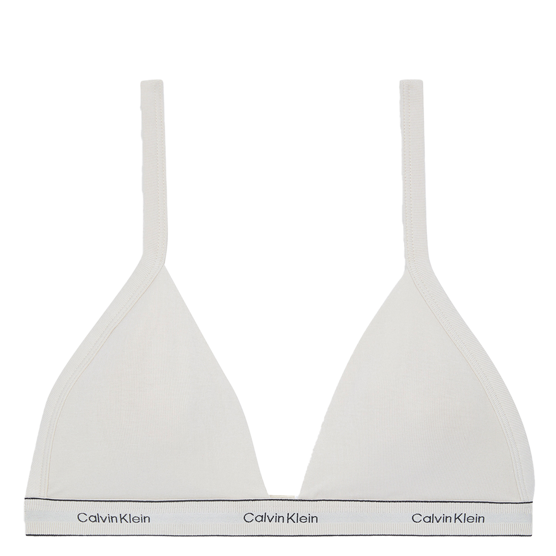 Cotton crossover bra top  Oyster gray