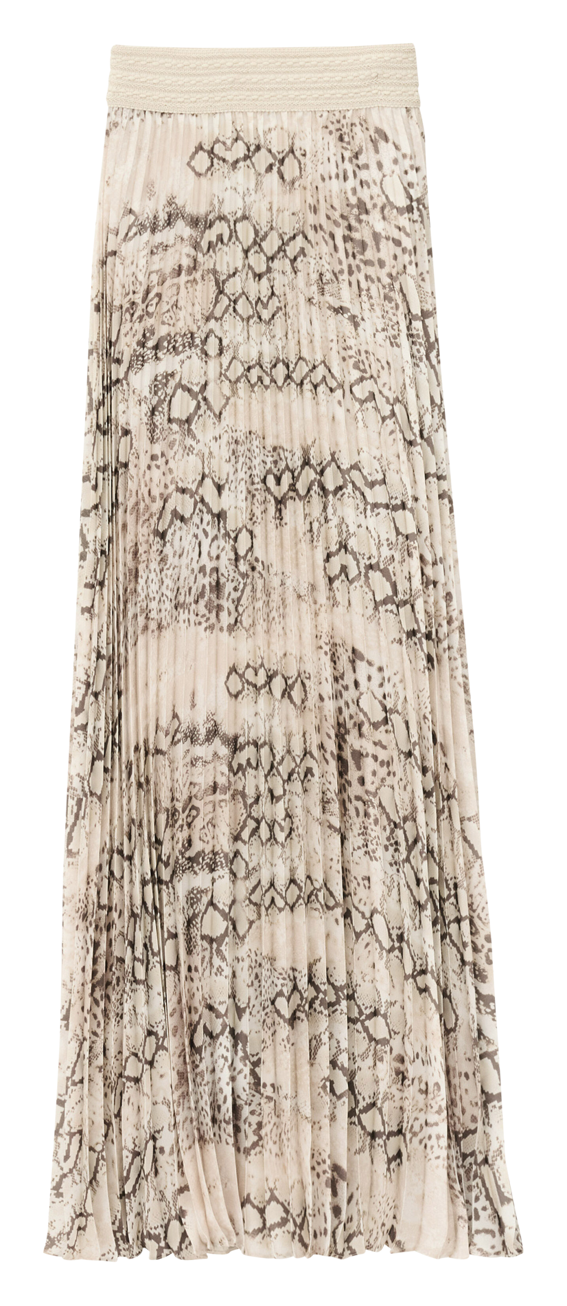 Jupe longue imprimée BA&SH Beige
