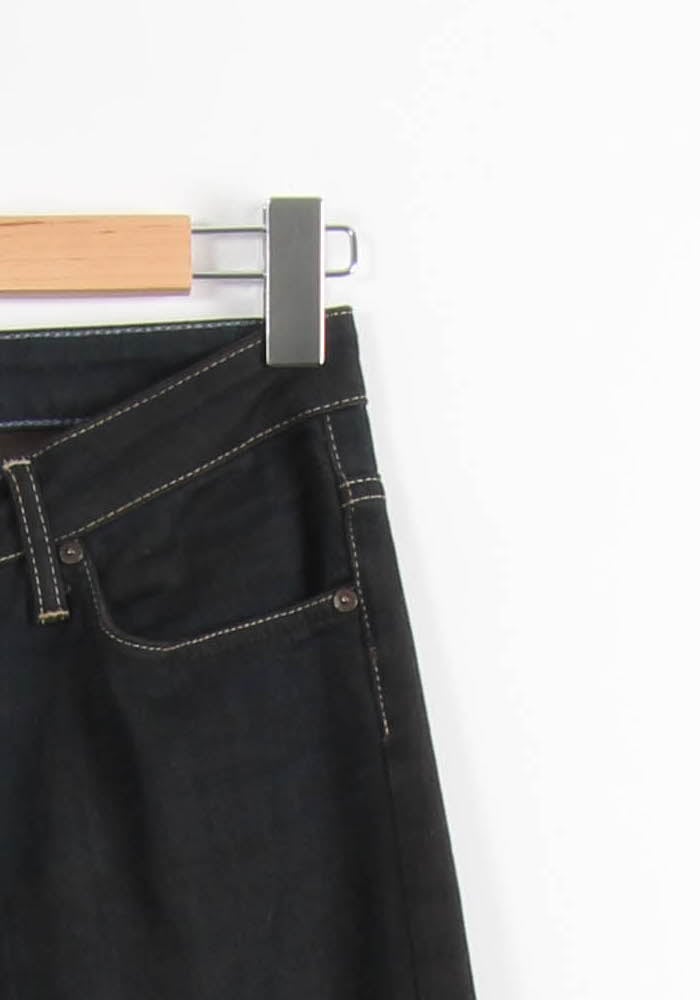 Cropped slim jeans with studs ACNE STUDIOS - Seconde Main Blue