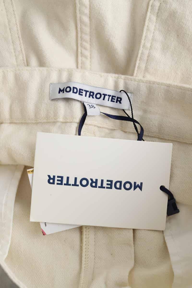 Slim-fit cotton cargo pants MODETROTTER - Seconde Main Beige