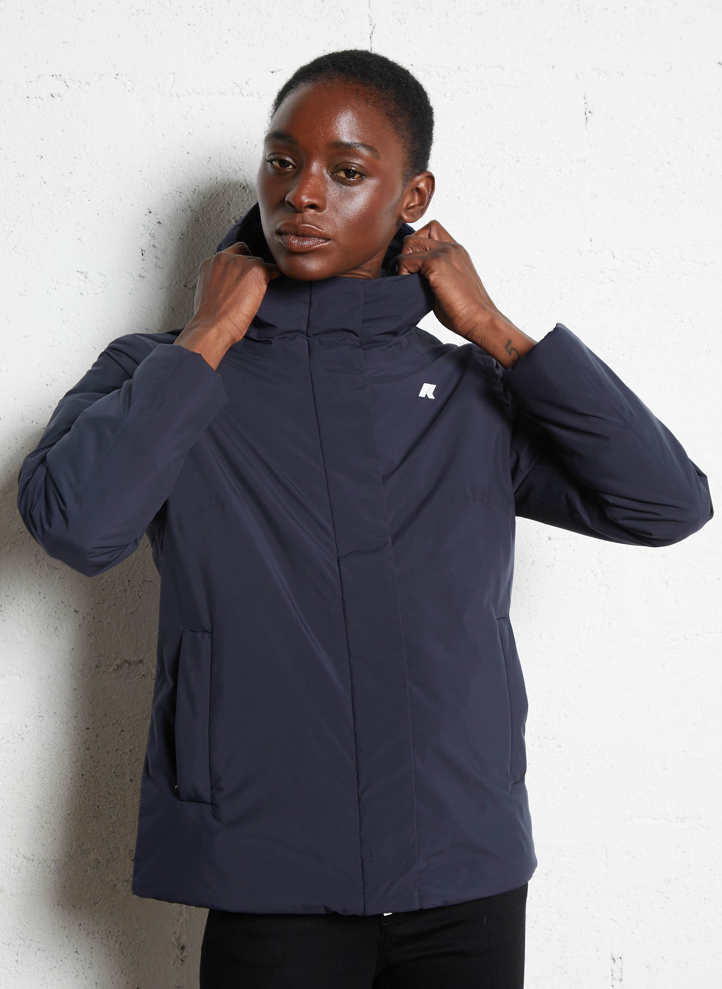 Veste rembourrée à capuche K-WAY Bleu