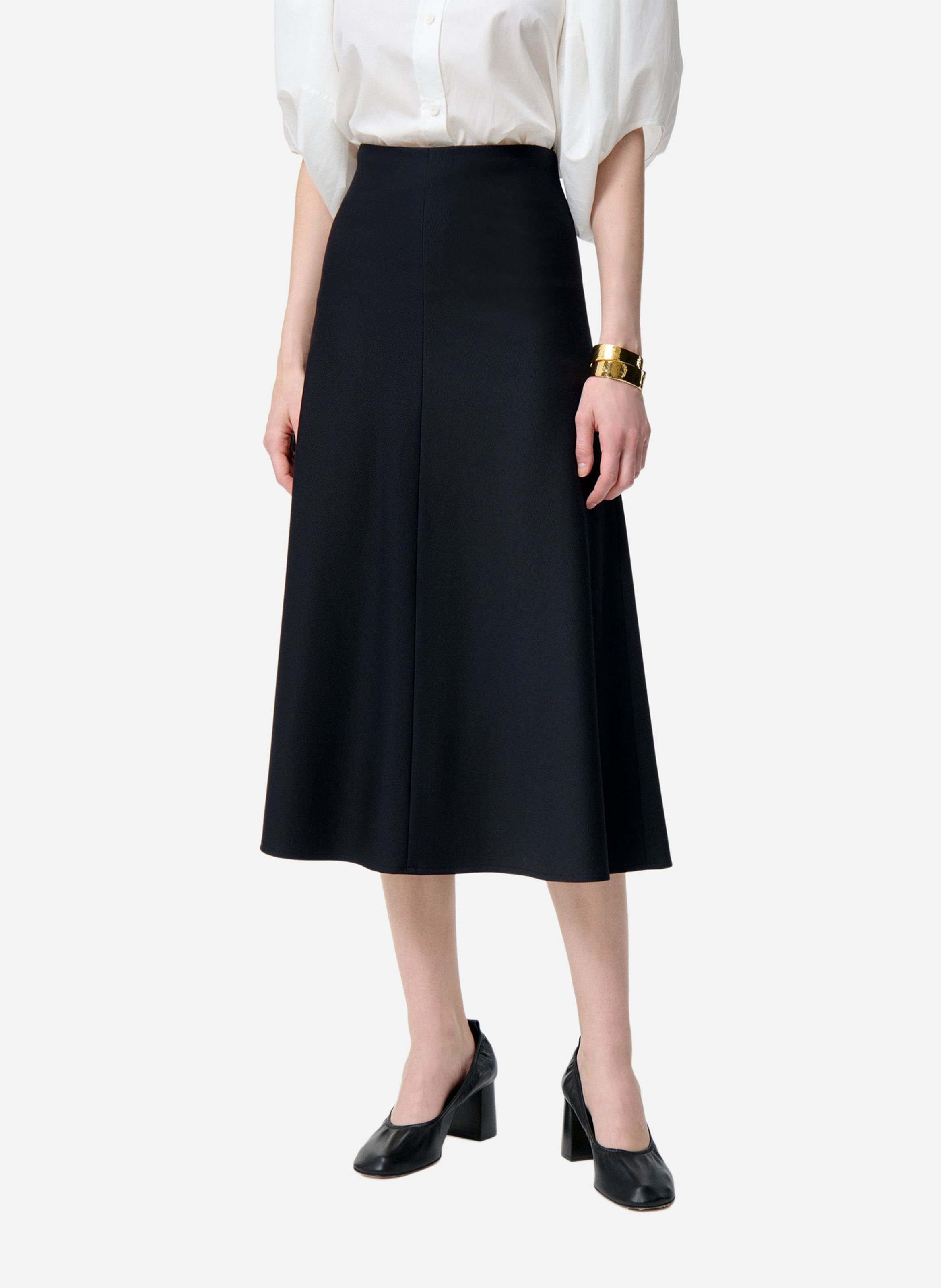 Jupe midi taille haute VANESSA BRUNO Bleu