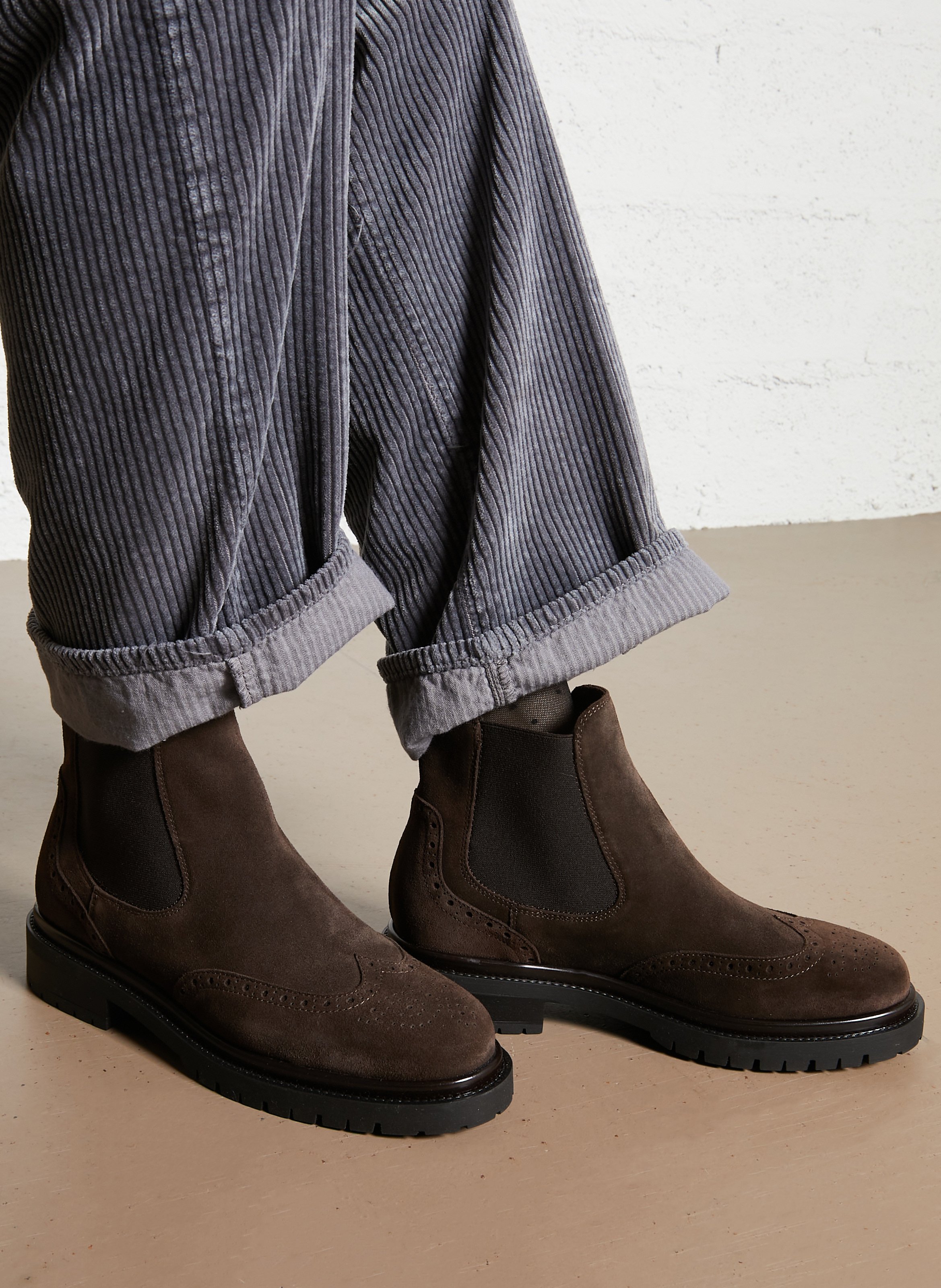 Bottines en cuir JB MARTIN Marron