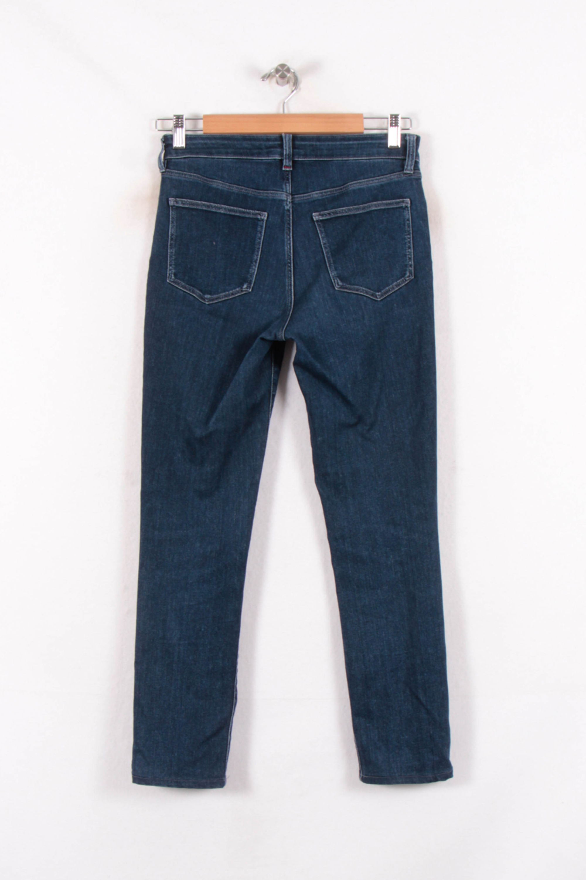 Cropped slim jeans with studs COMPTOIR DES COTONNIERS - Seconde main Blue