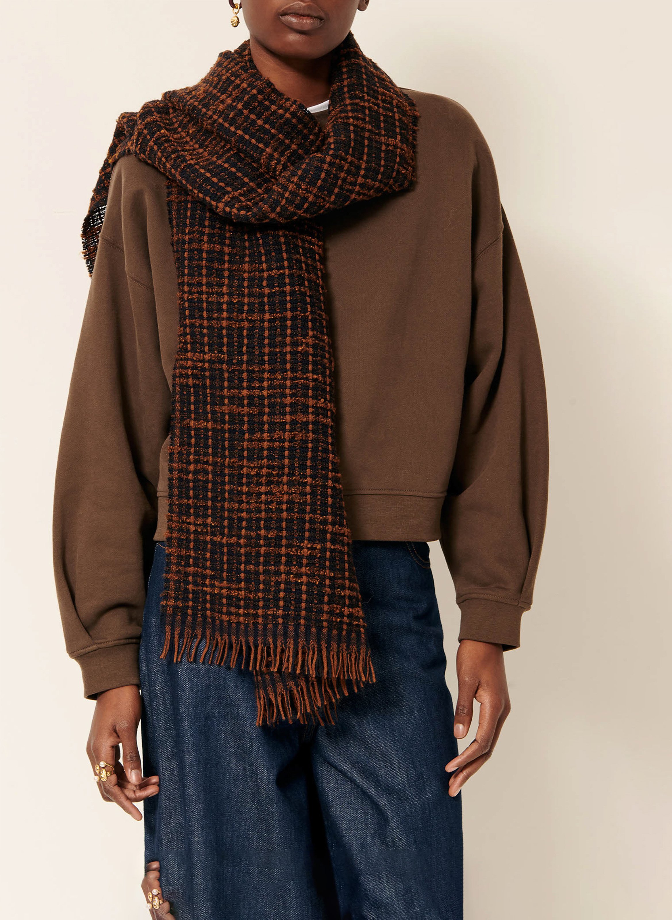 Wool and mohair scarf SESSUN Multicolored