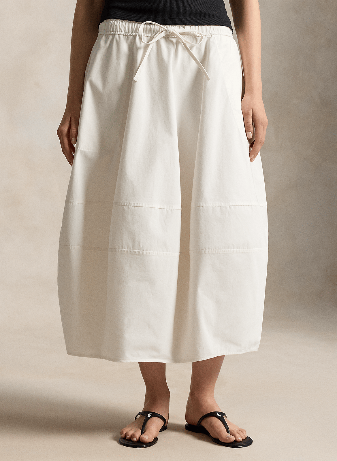 Anaïs - Midirock aus Baumwolle POLO RALPH LAUREN Weiss