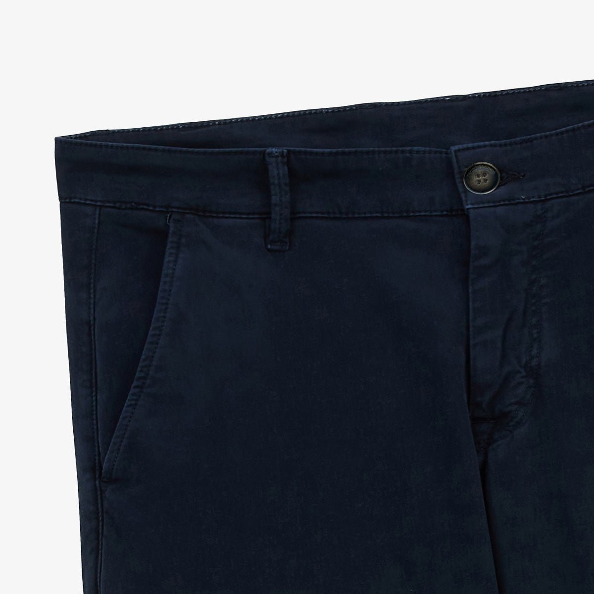 Straight-cut chino trousers SERGE BLANCO Blue