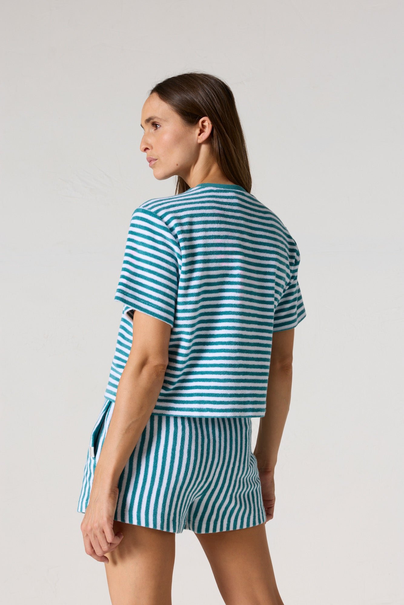 Top éponge silica stripe JOTT Bleu