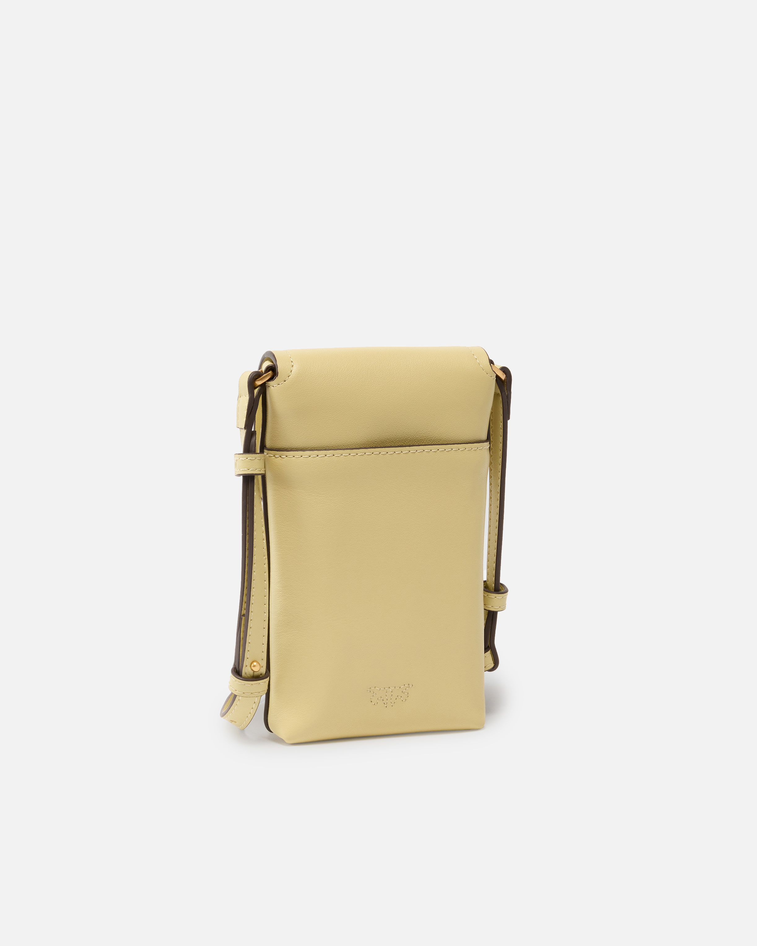 Pochette à bandoulière pour smartphone en cuir à logo PINKO Multicolore