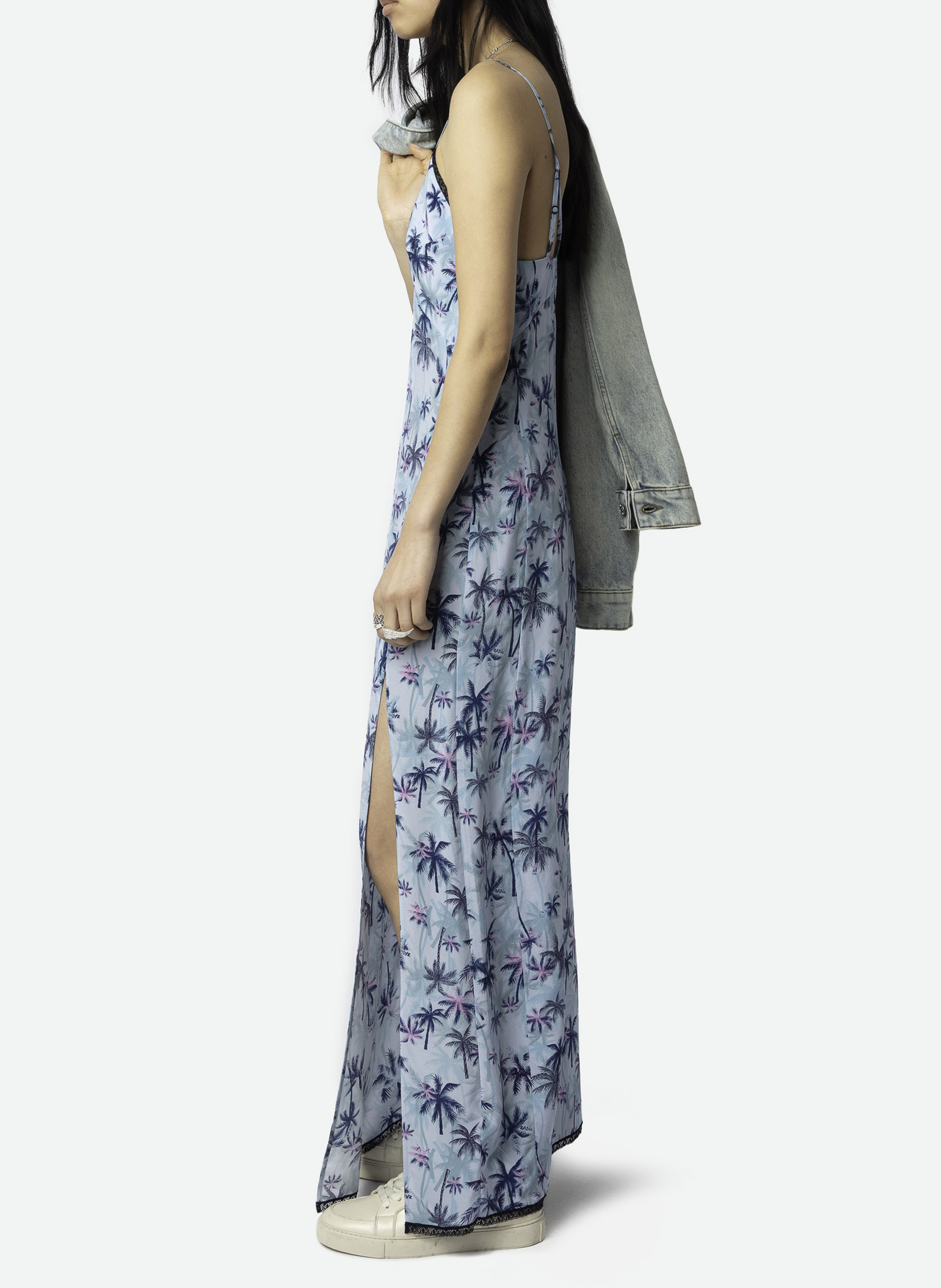 Kimono aus bedruckter Seide ZADIG&VOLTAIRE Blau