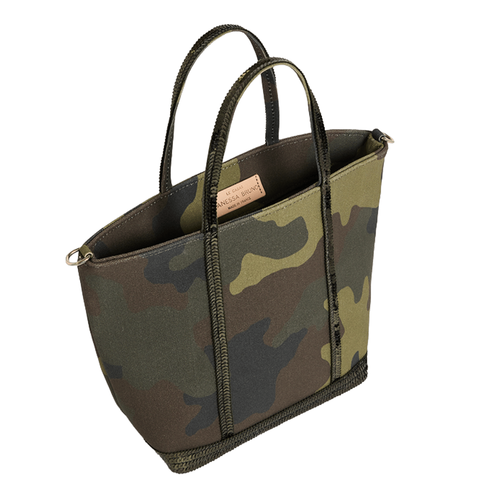 Leger met militair patroon VANESSA BRUNO Groen