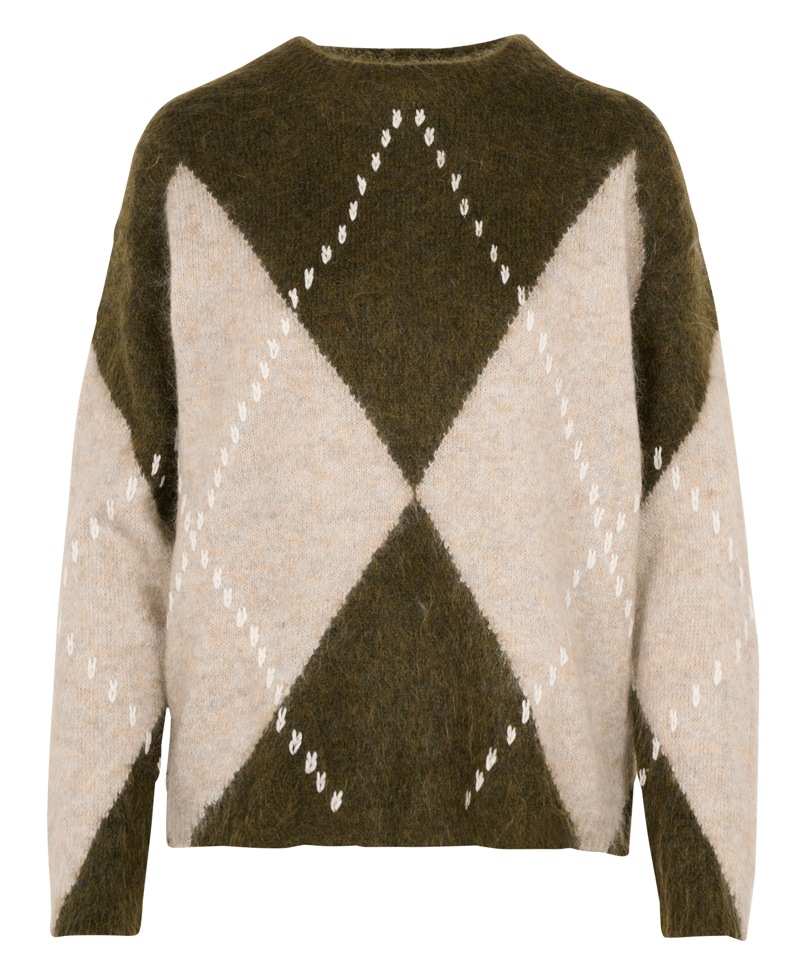Loose-fit round-neck knit sweater MAISON 123