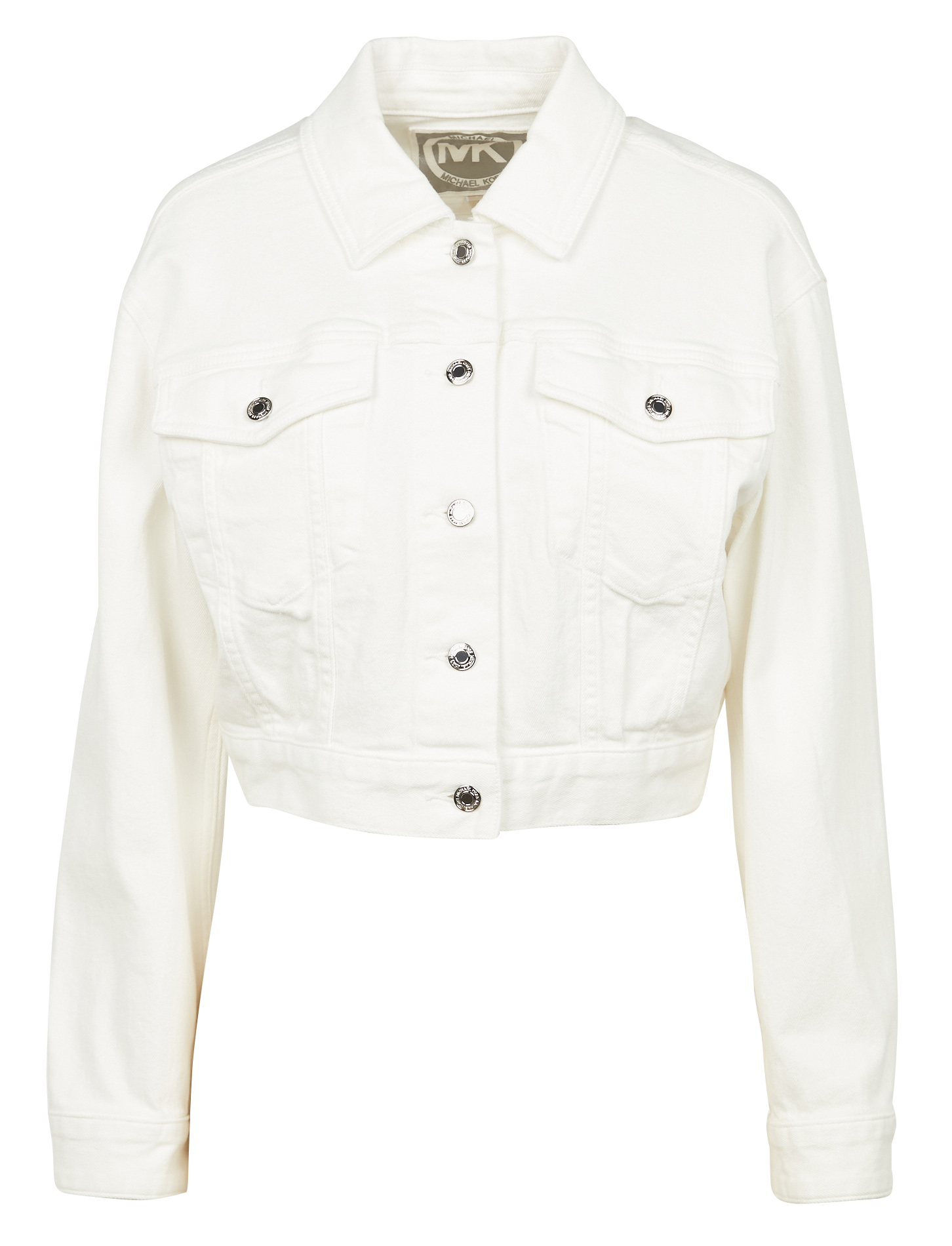 Veste en jean courte en coton mélangé  MICHAEL KORS Beige