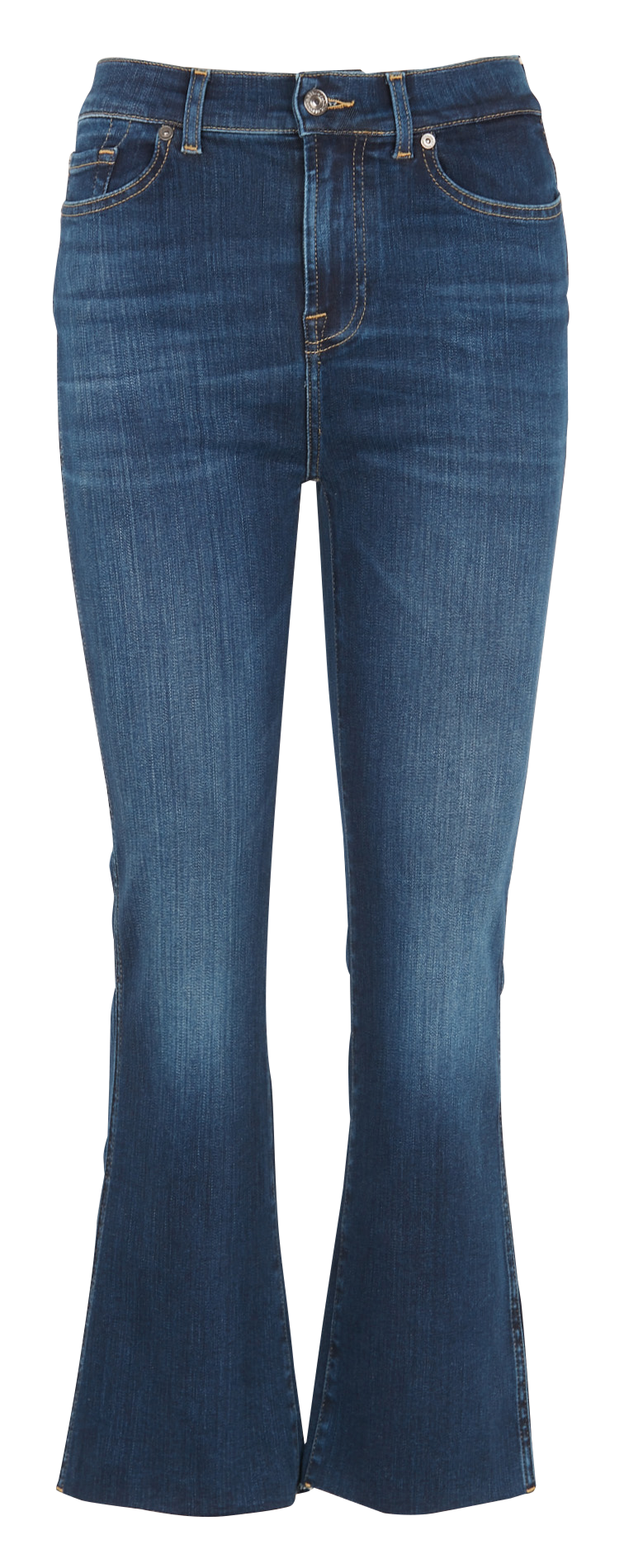 Rechte jeans | katoenblend 7 FOR ALL MANKIND Blauw