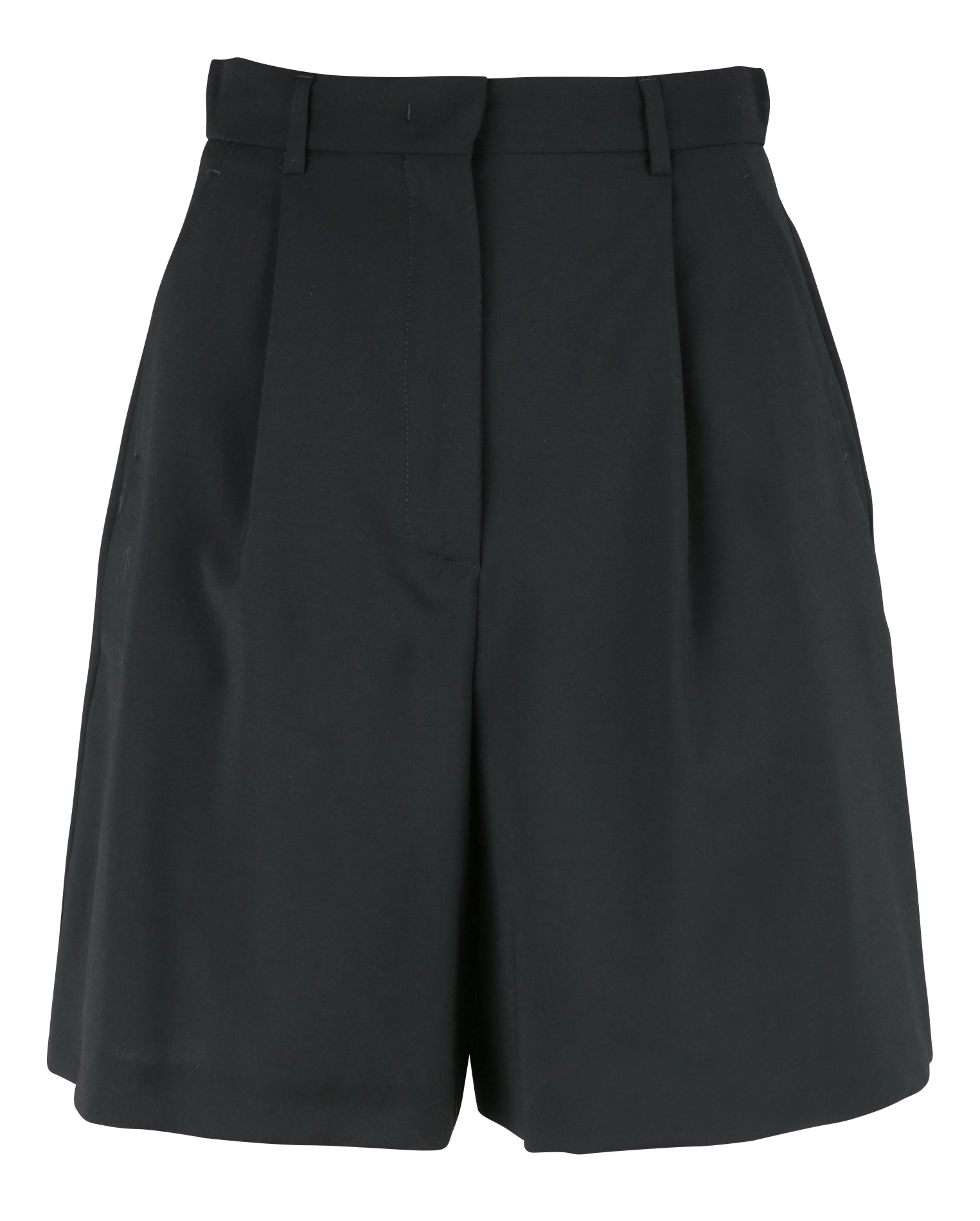 Short fluide taille haute en laine  NoirMAX MARA WEEK END