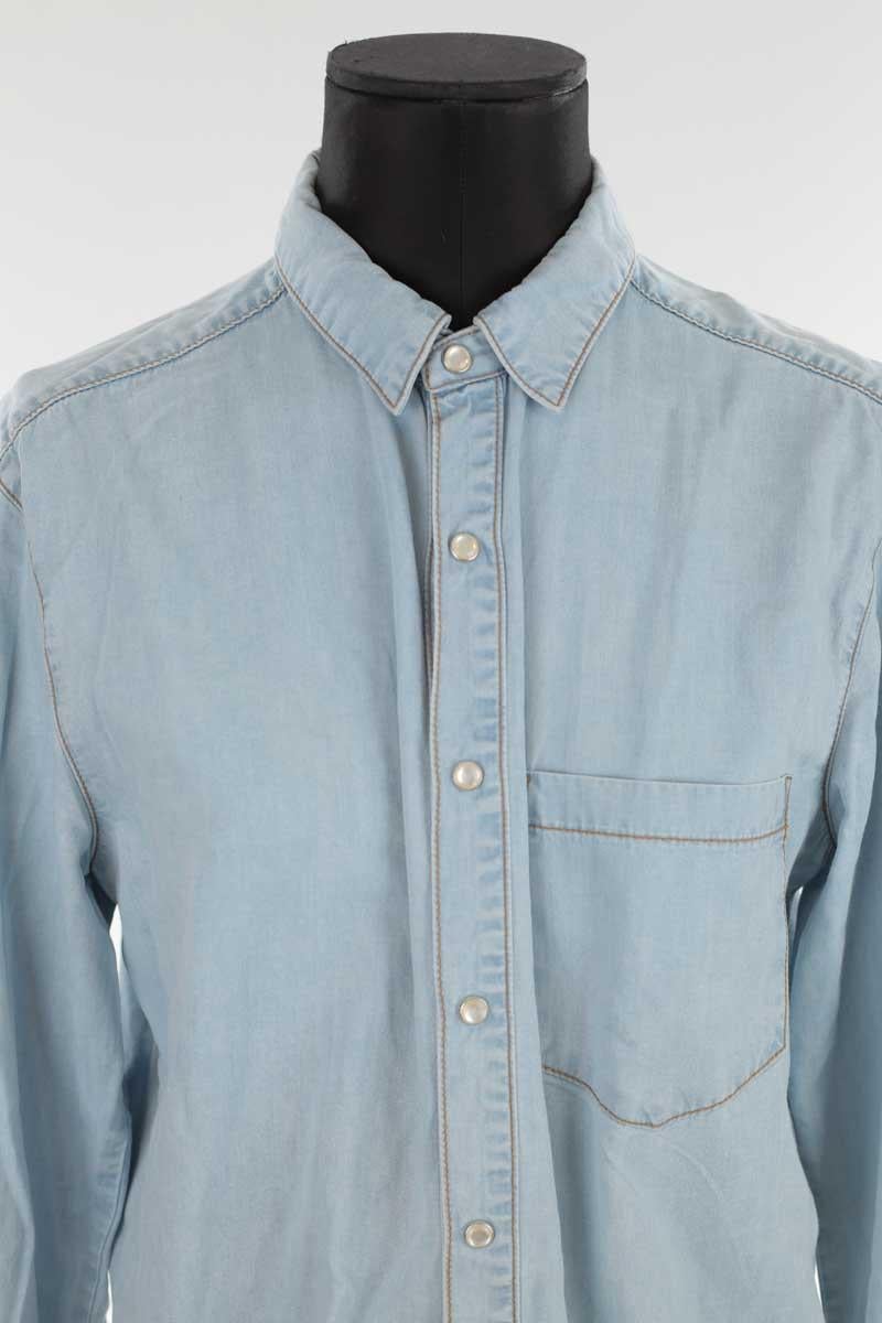 Cotton shirt AMI PARIS - Seconde Main Blue