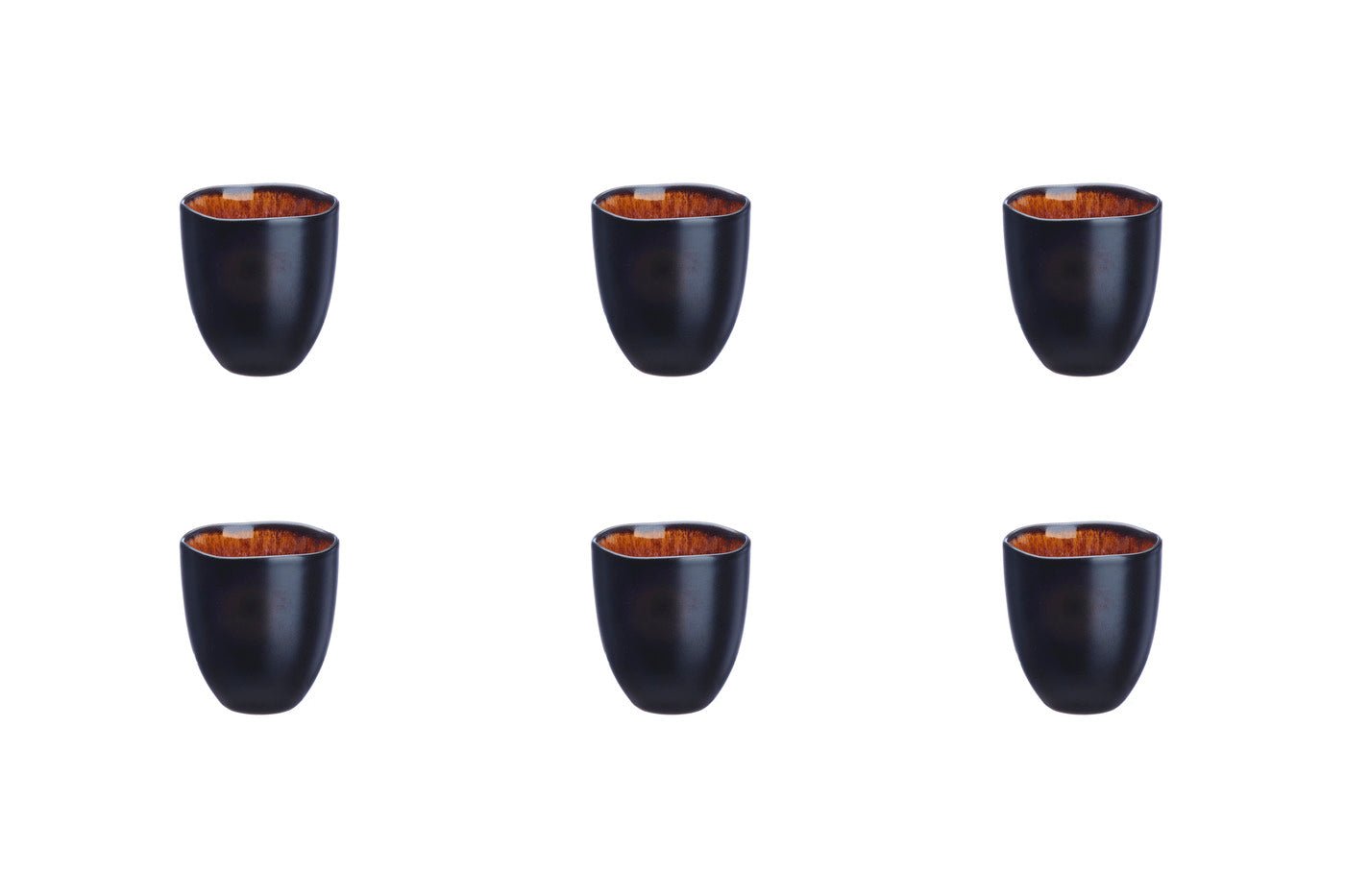 Iris Cup 15cl - Set of 6 - Wild Brown BJORN Brown
