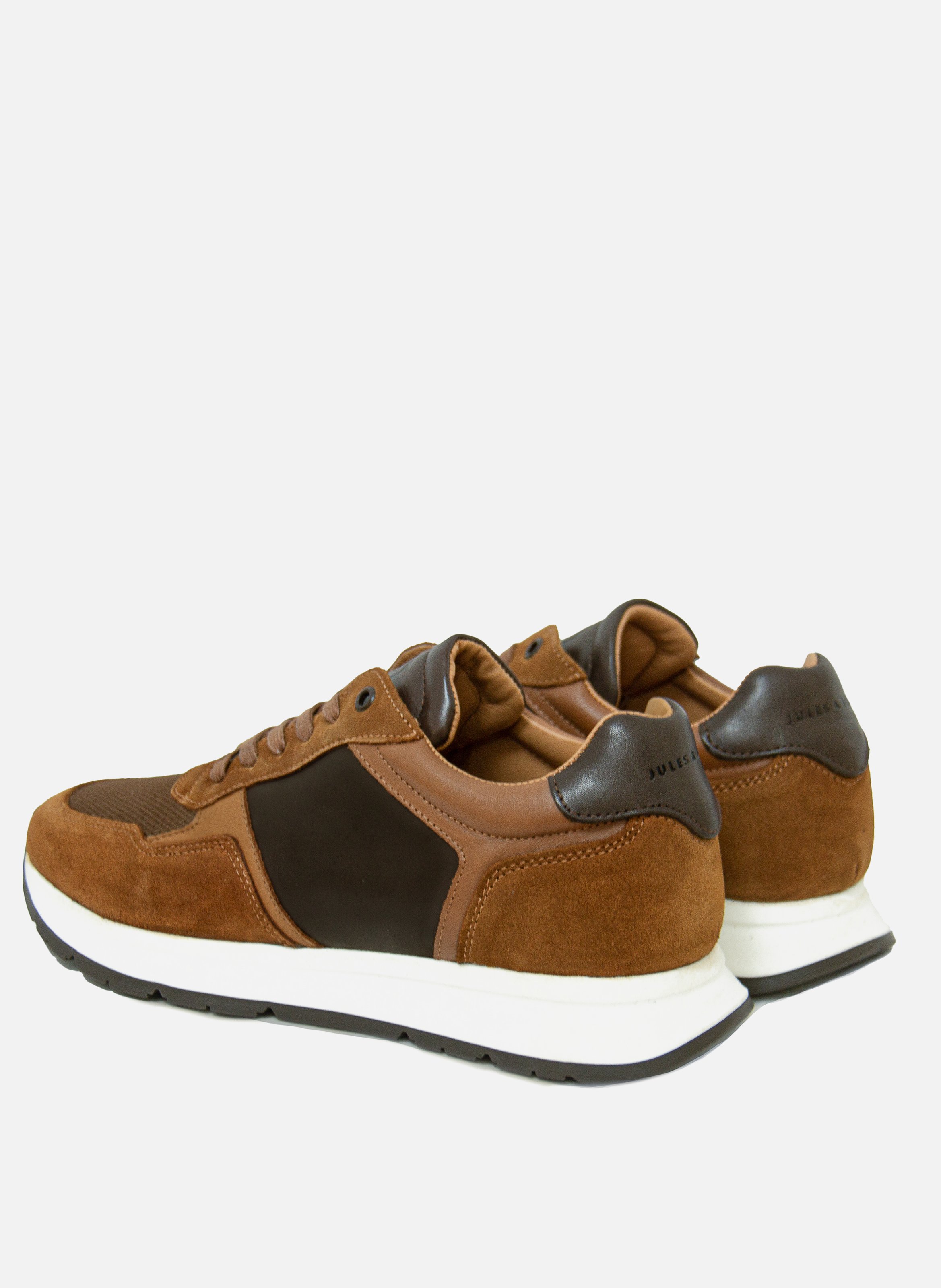 Noé leather sneakers JULES & JENN Brown